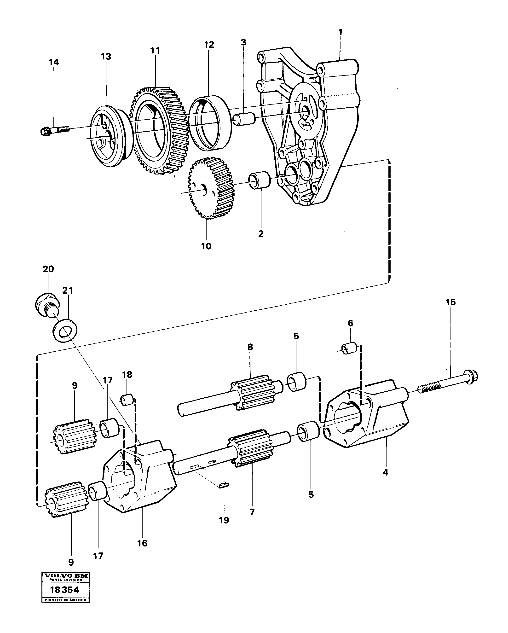 Скользящий зуб VOE4778435 VOLVO