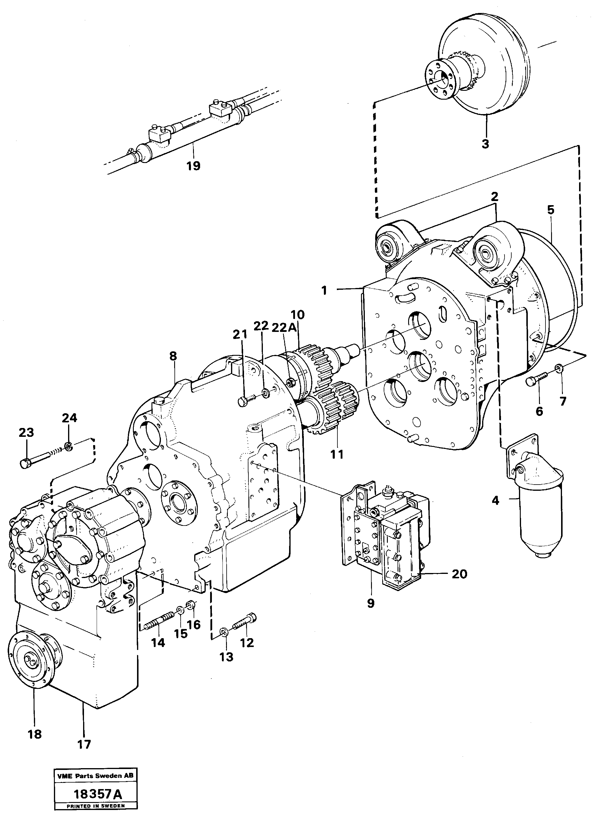 Transmission CH/VOE30854 VOLVO