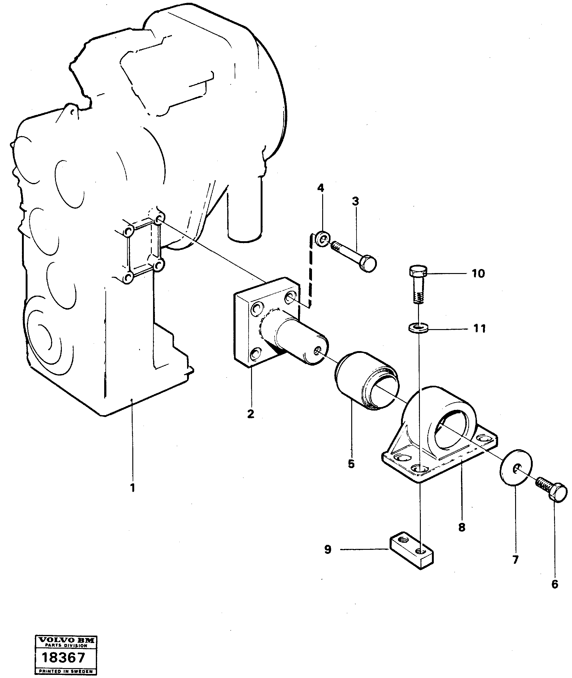 Starter Motor VOE11019643 VOLVO