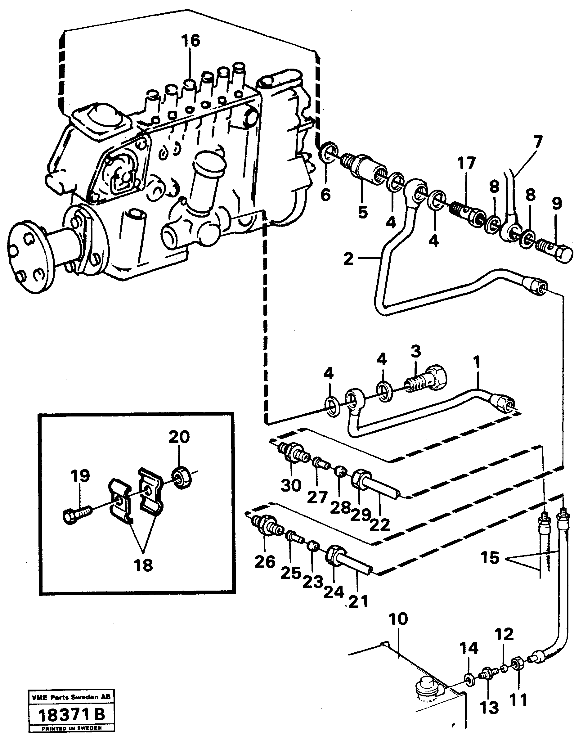 Nipple VOE13945562 VOLVO