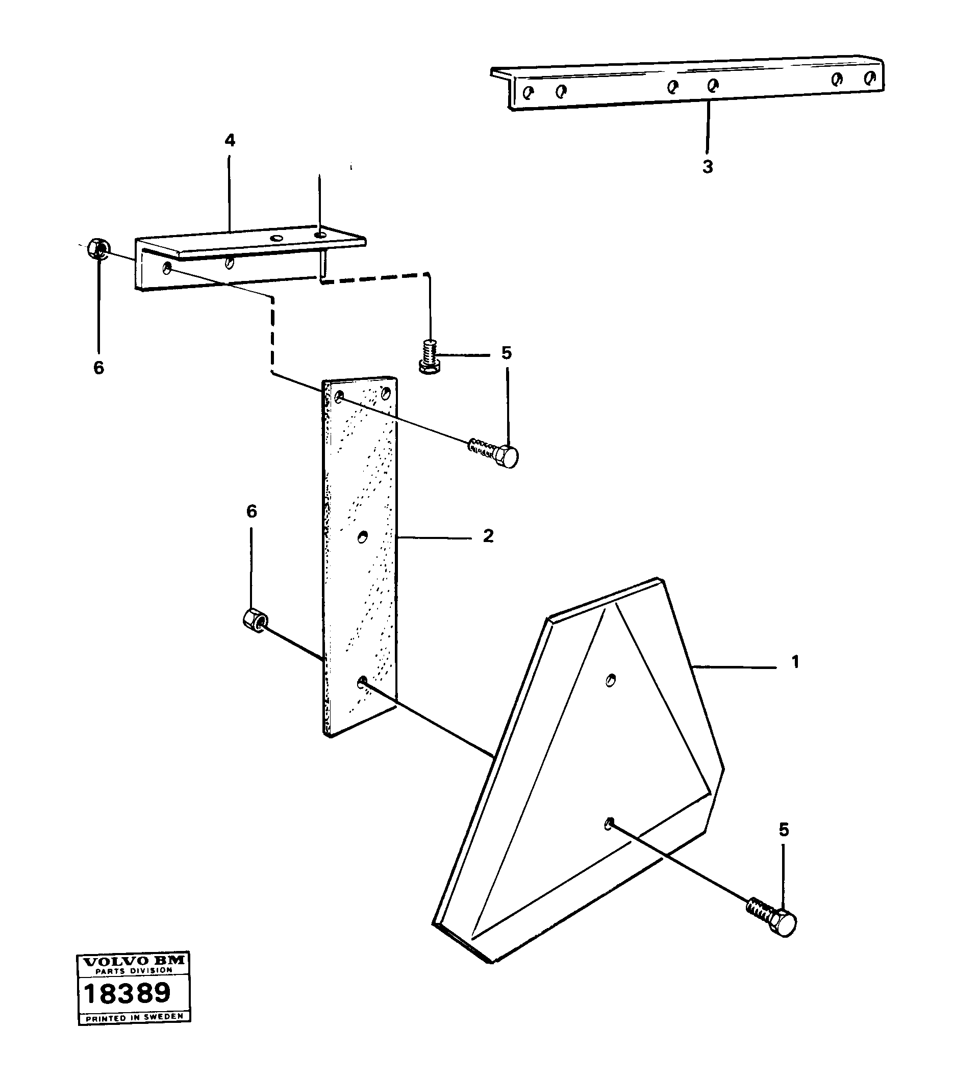 Seat frame VOE4861706 VOLVO