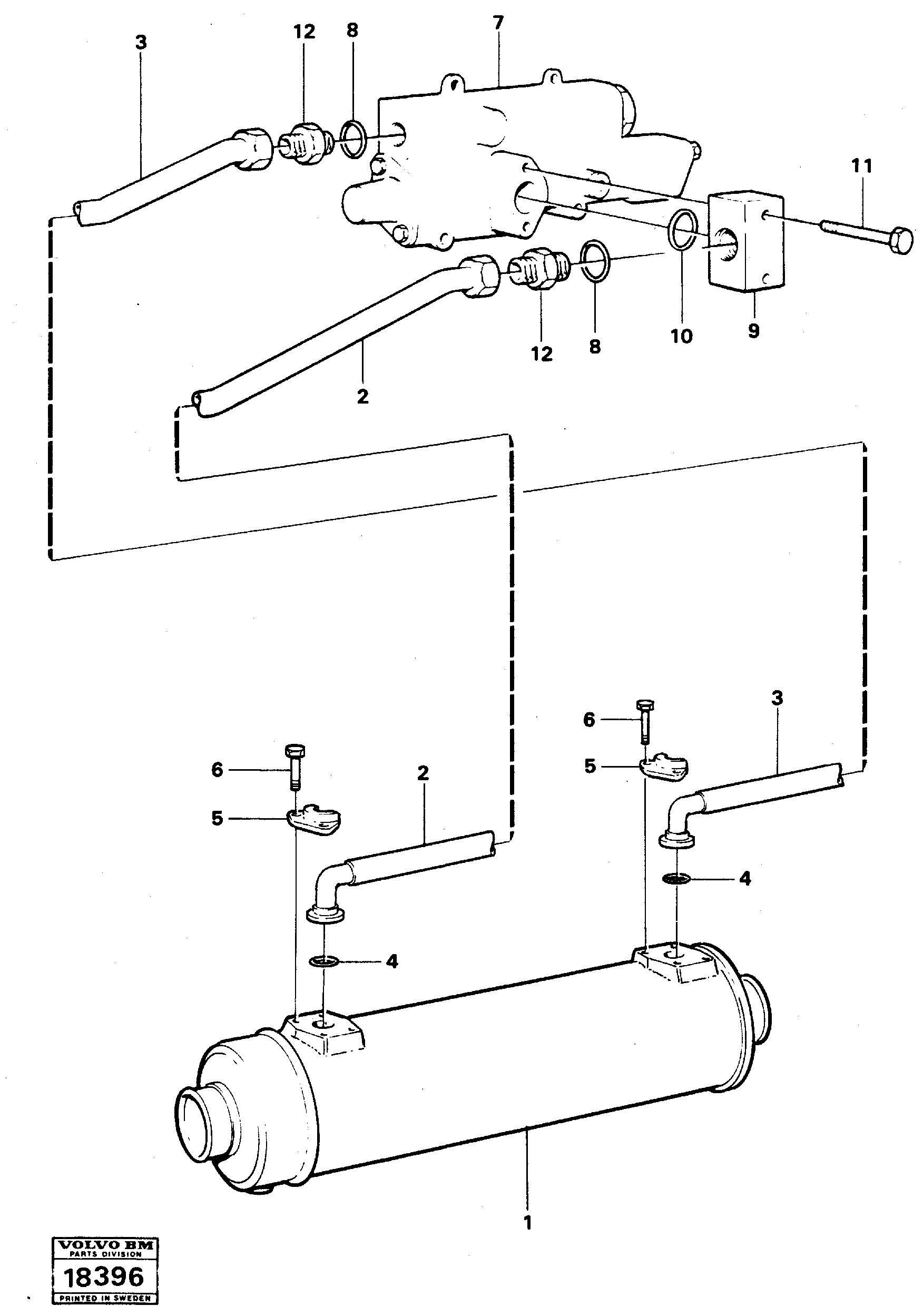 Timing gear casing RM/VOE13932546 VOLVO
