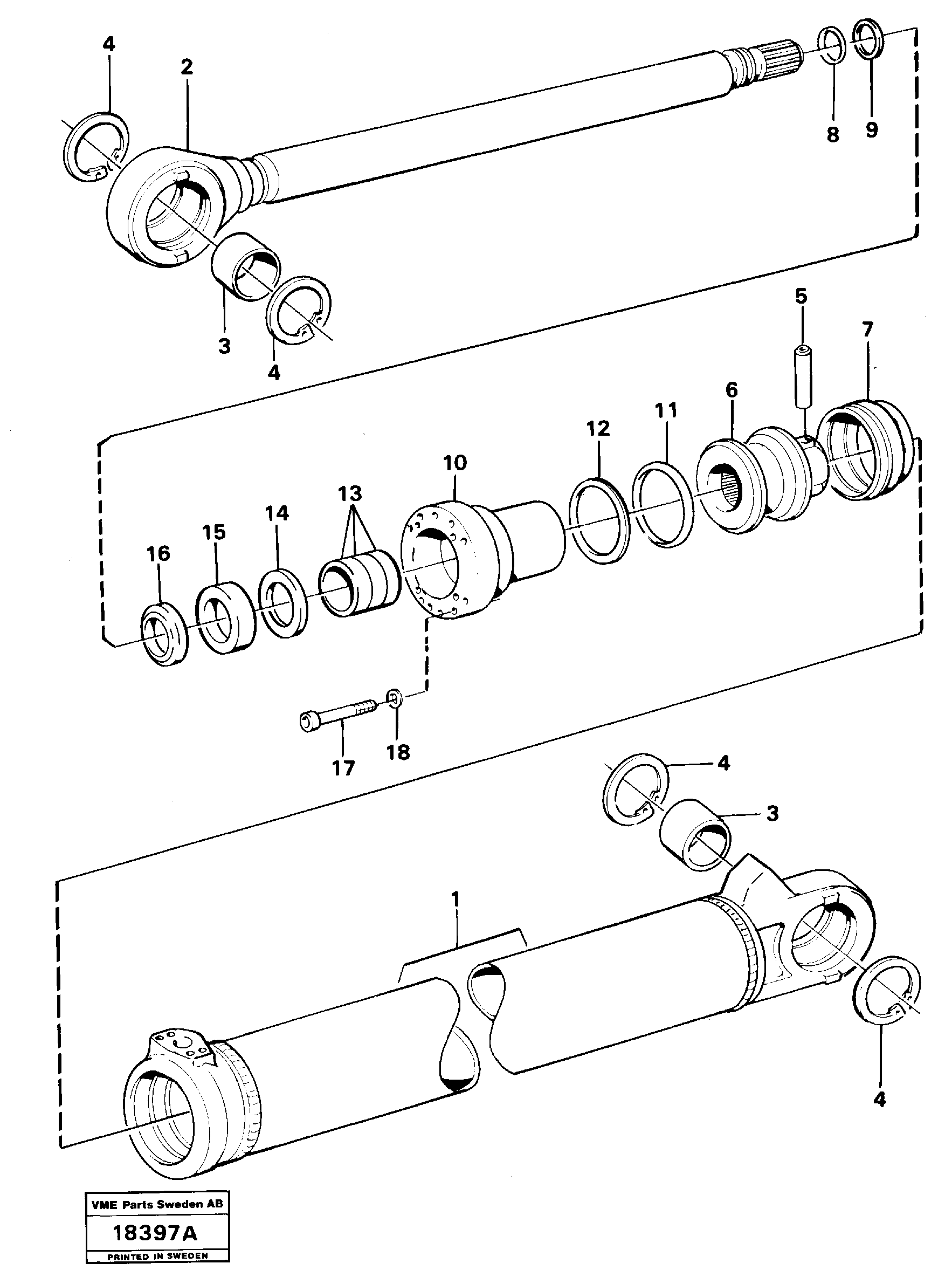 Crankshaft Seal VOE4833226 VOLVO