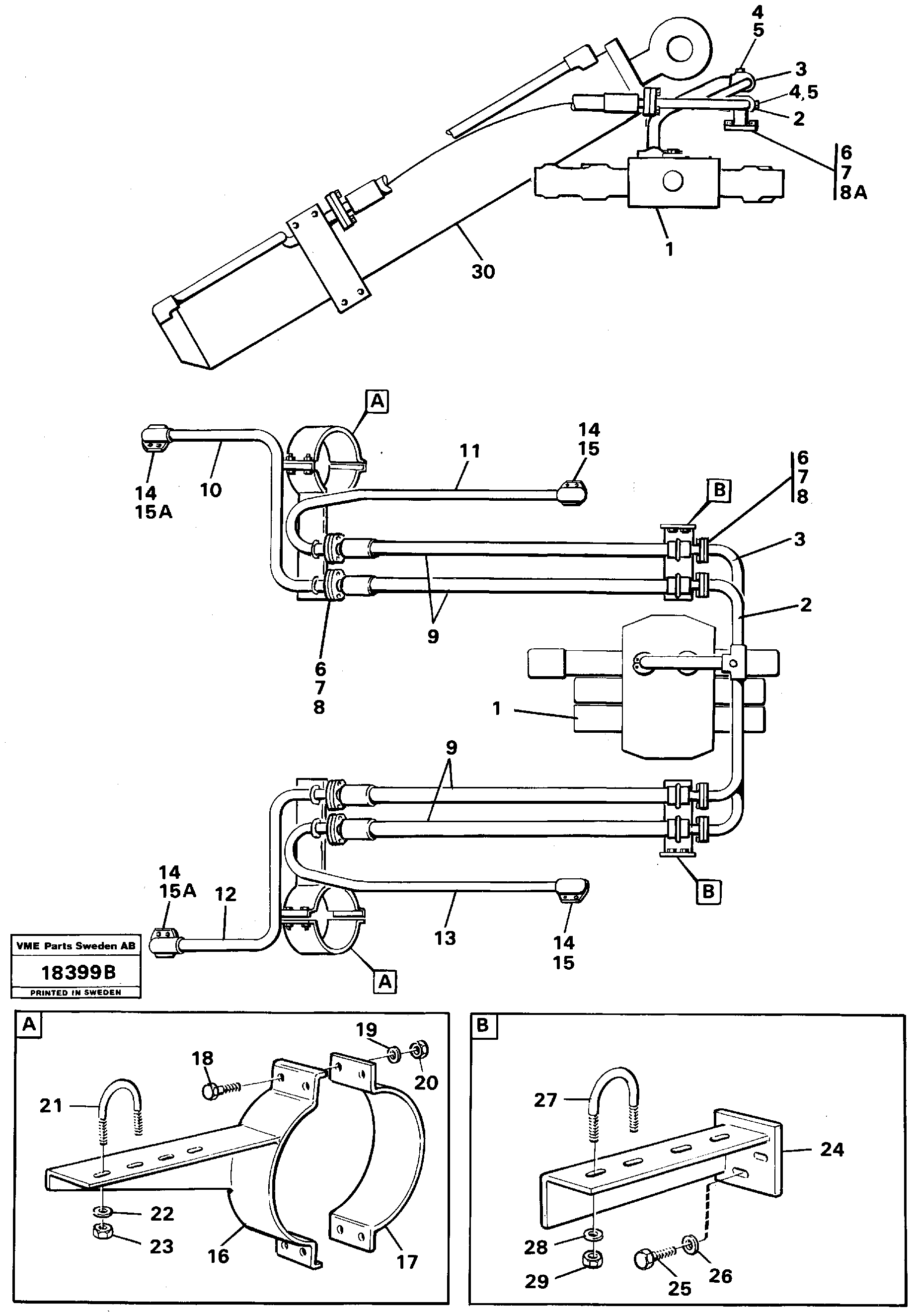 Timing gear casing VOE932471 VOLVO