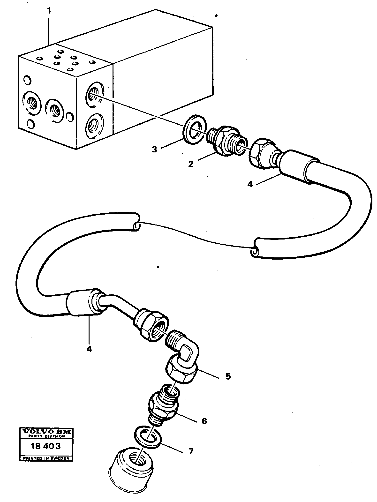 Timing gear casing VOE932412 VOLVO