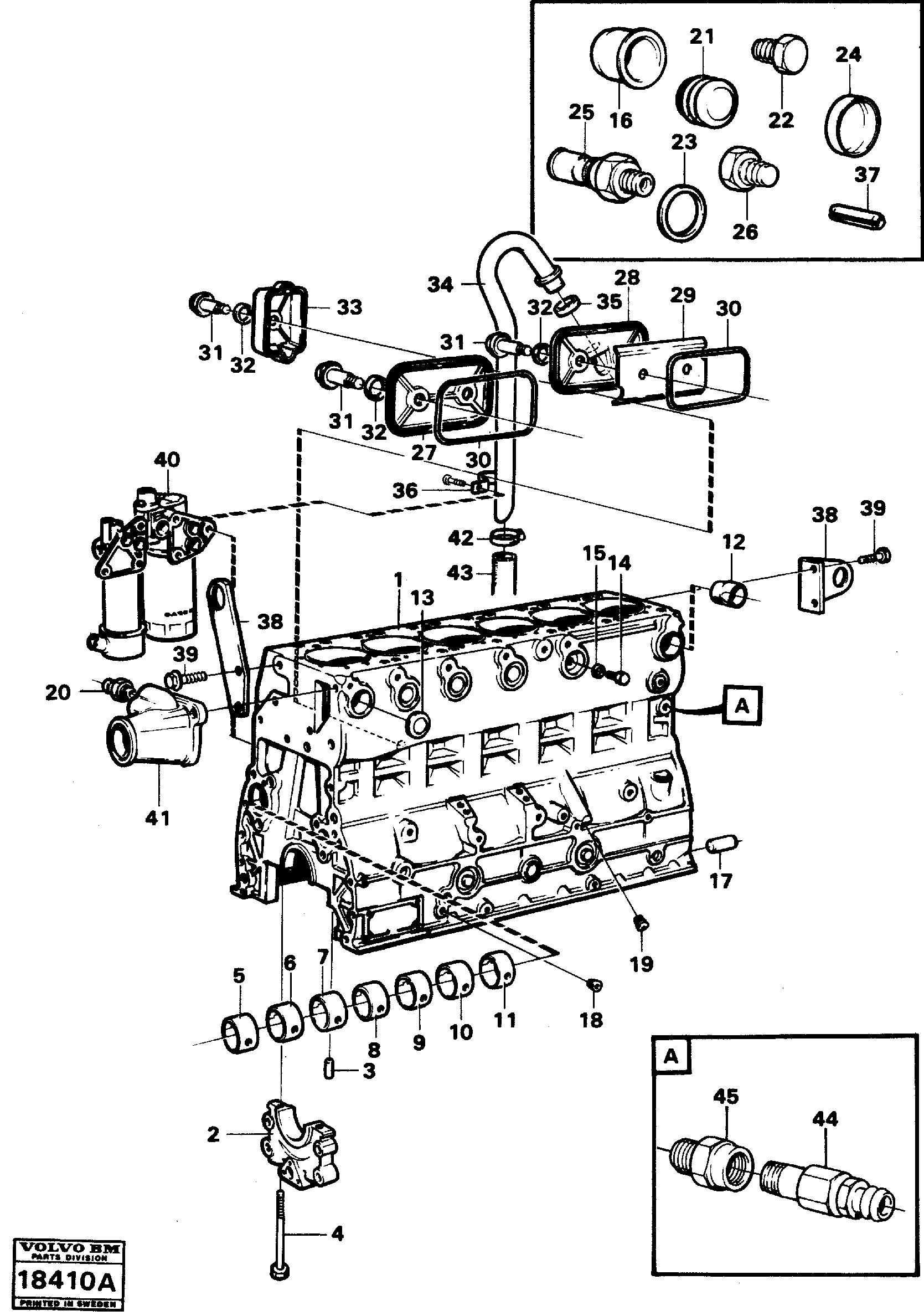 Protecting brace VOE848497 VOLVO