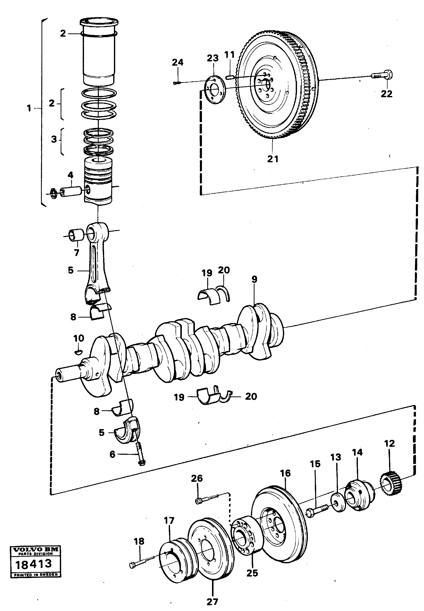 Big End Brg Kit VOE270141 VOLVO