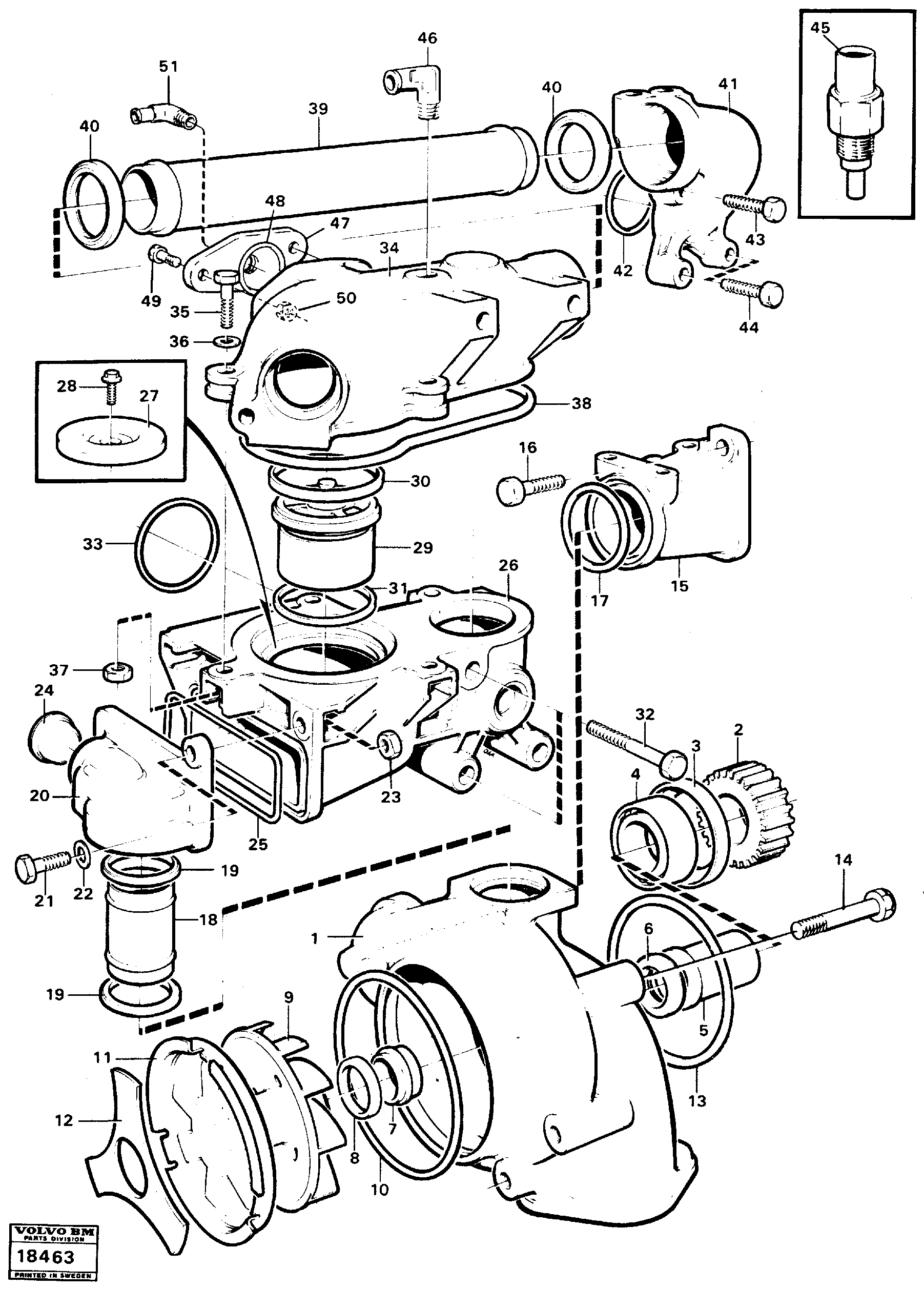 Fuel miser valve VOE471653 VOLVO