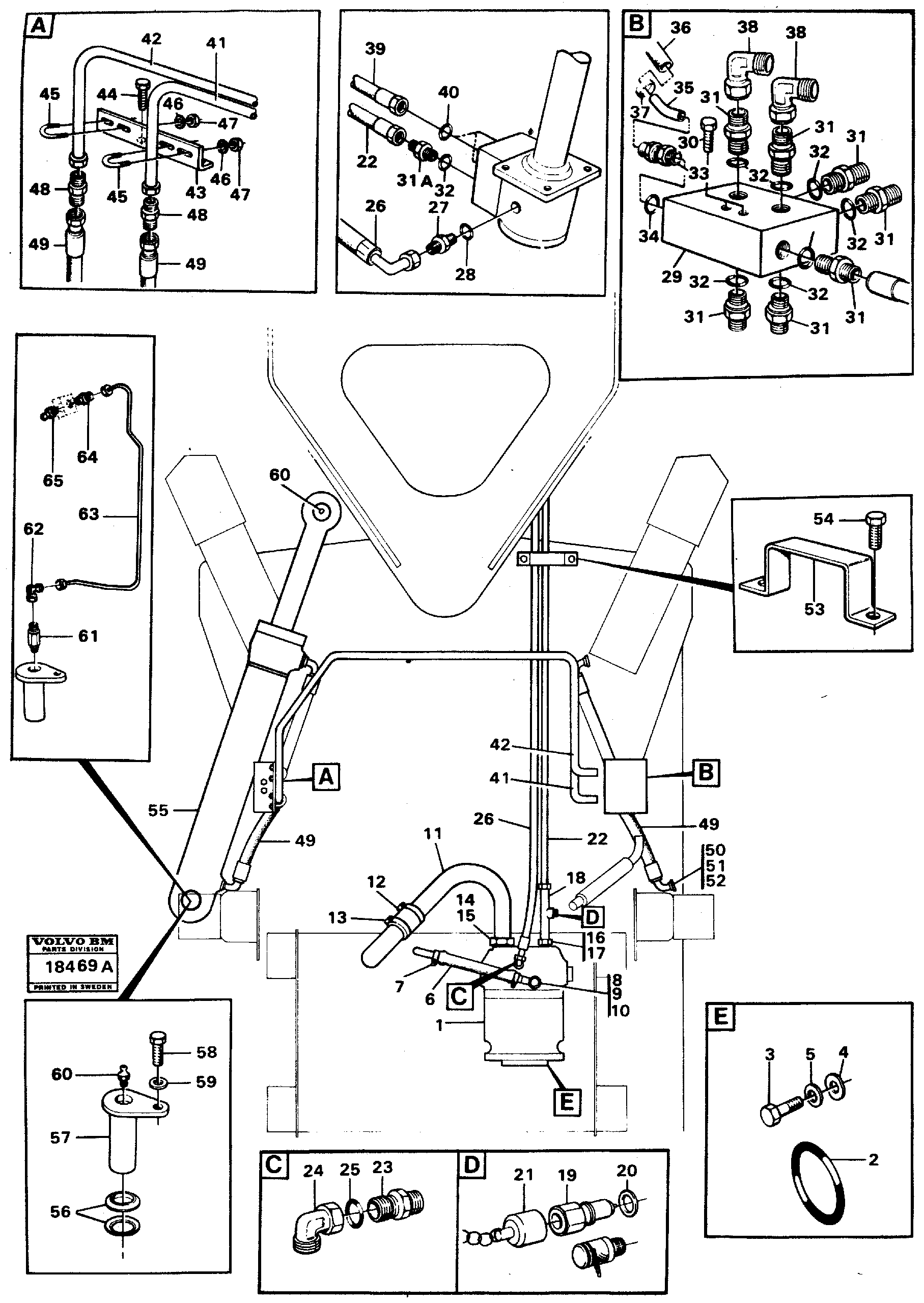 Fuel miser valve VOE4974226 VOLVO