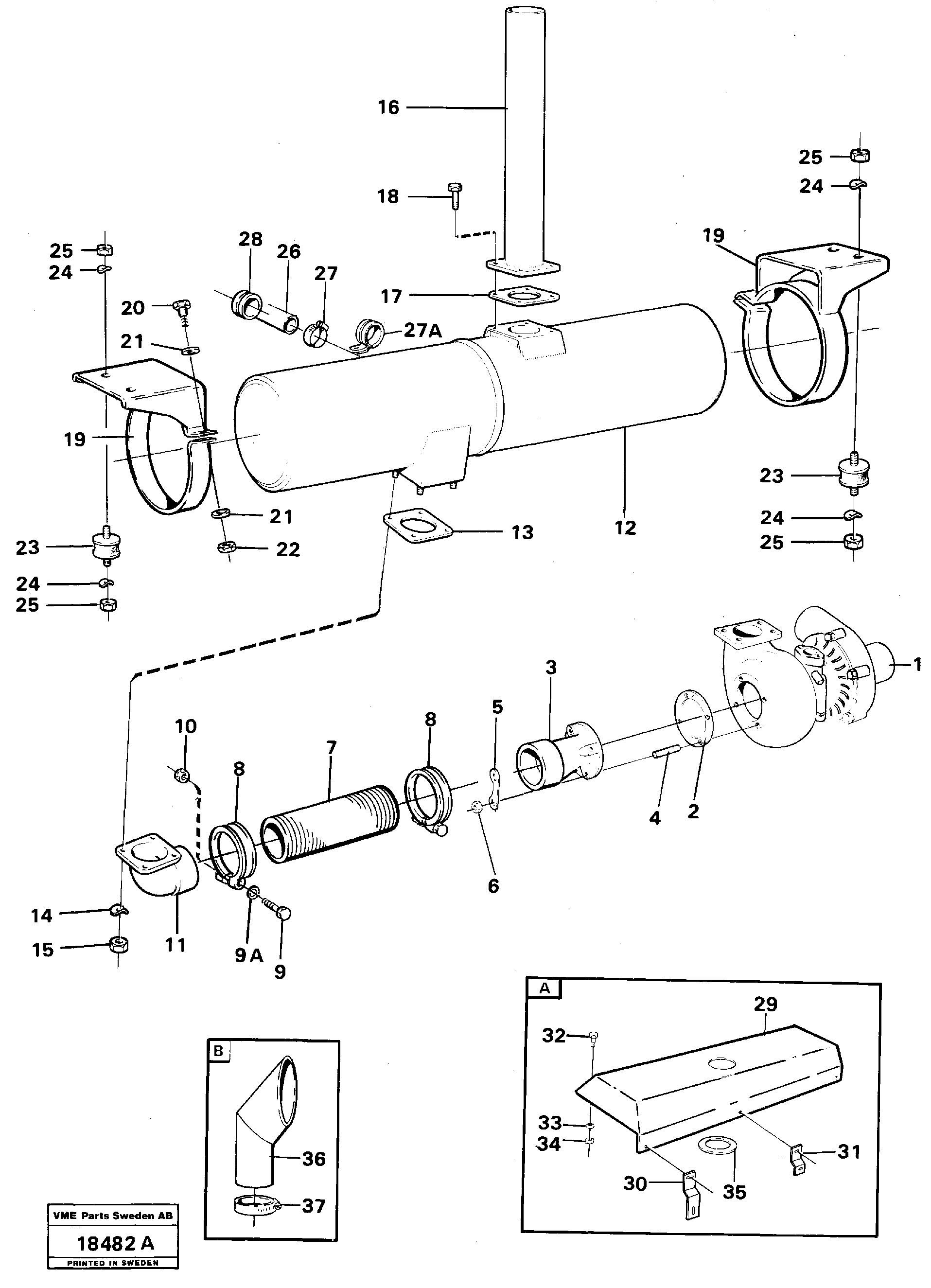 Axle Casing VOE4775176 VOLVO