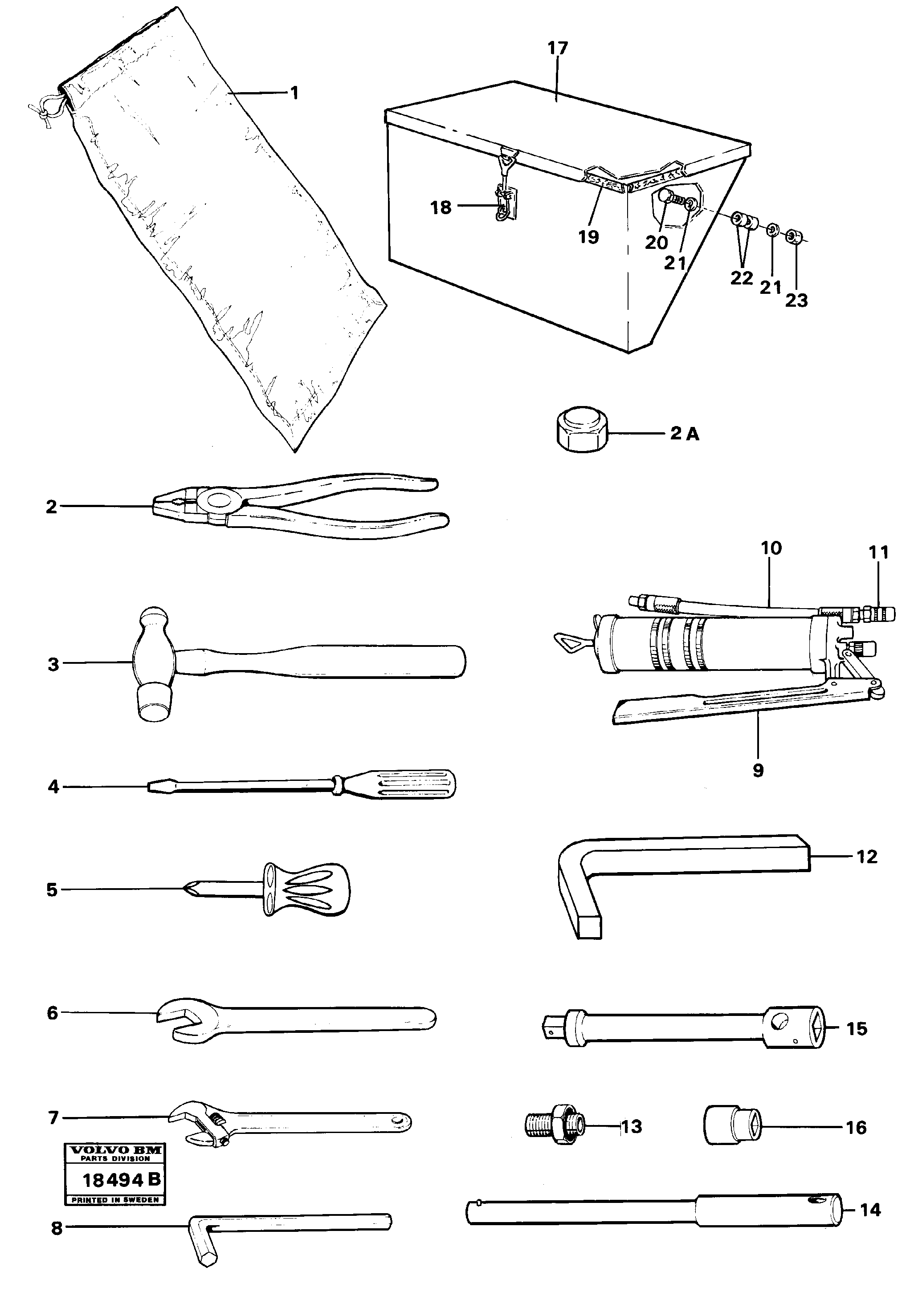 Tool VOE11023774 VOLVO