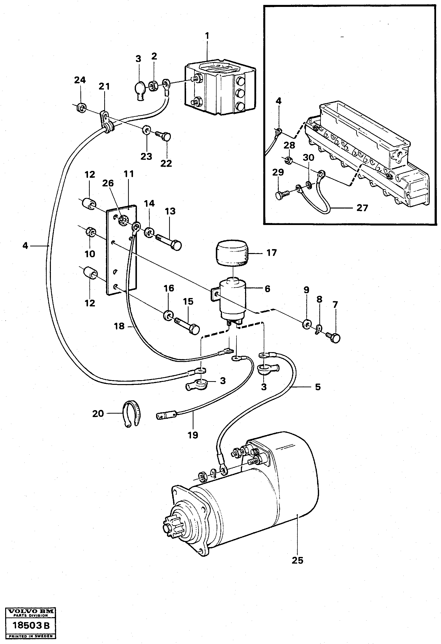 Radio Support VOE4974497 VOLVO