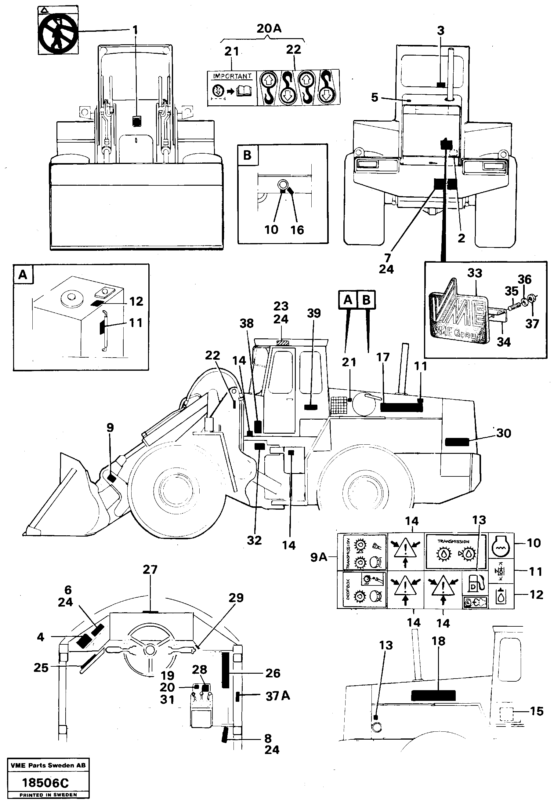 Cylinder Block VOE930875 VOLVO