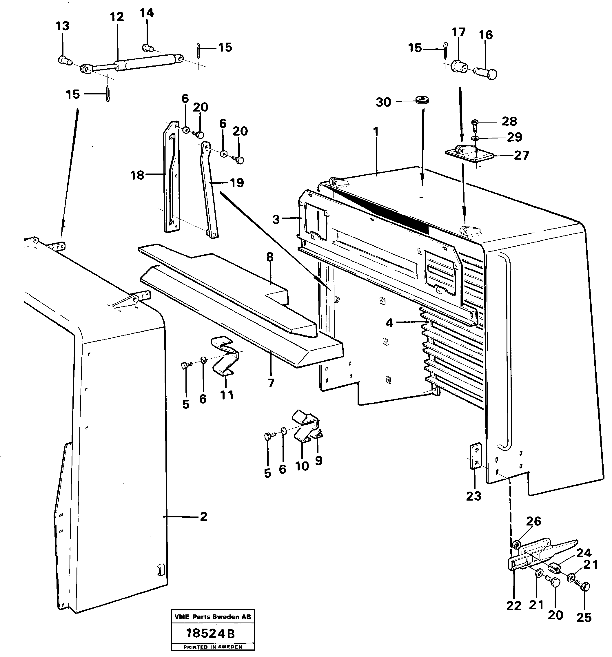 Stairs VOE11018231 VOLVO
