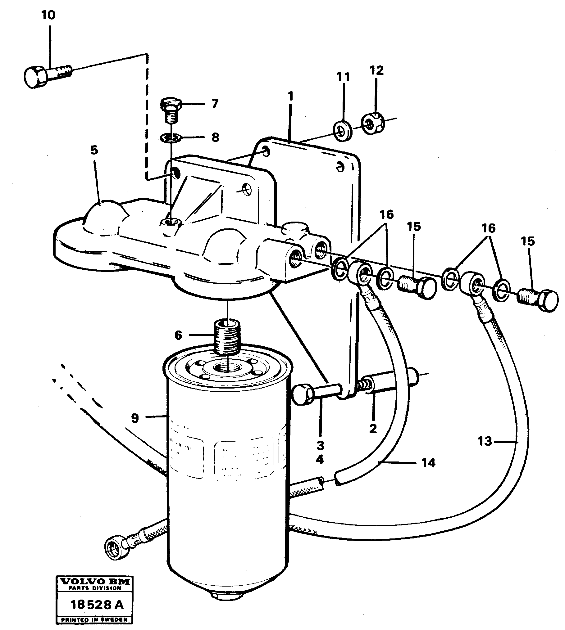 Heating Pipe VOE4898613 VOLVO