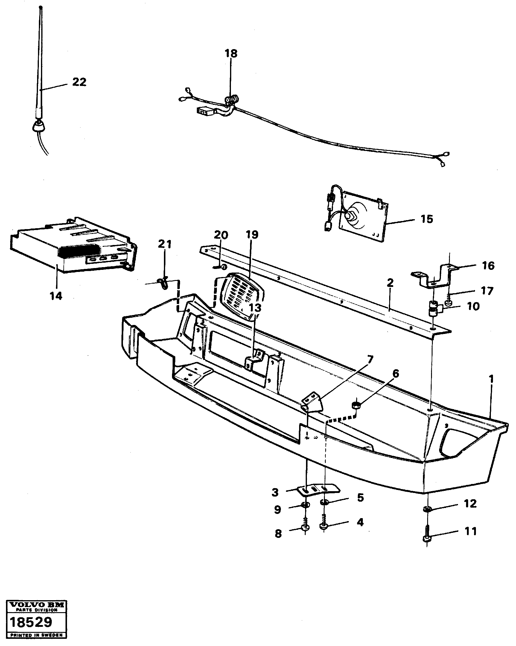 Roof Safeguard VOE4854816 VOLVO