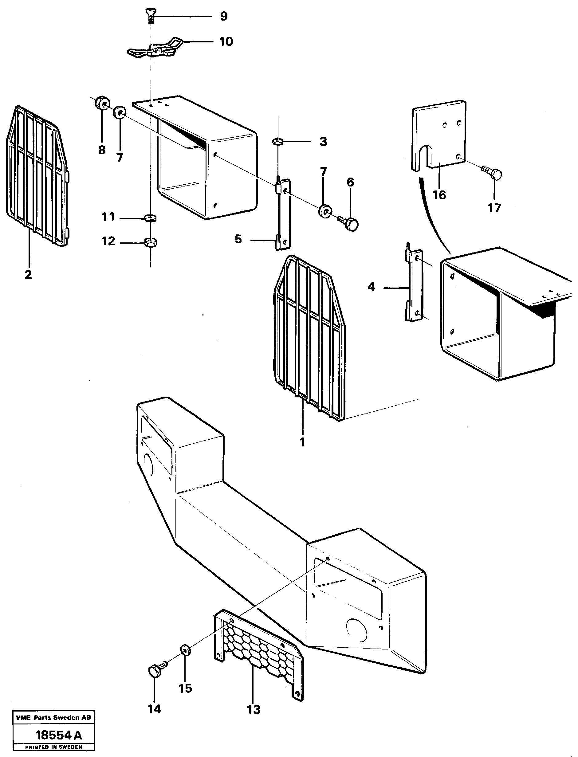 Heater Housing VOE11023290 VOLVO