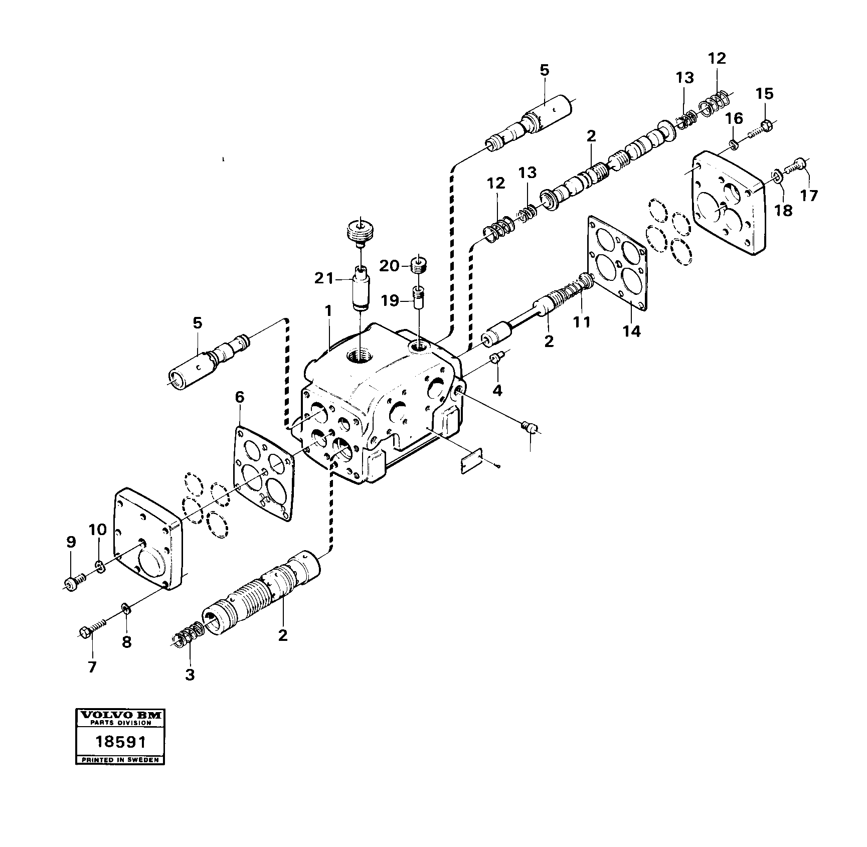 Valve VOE4881220 VOLVO