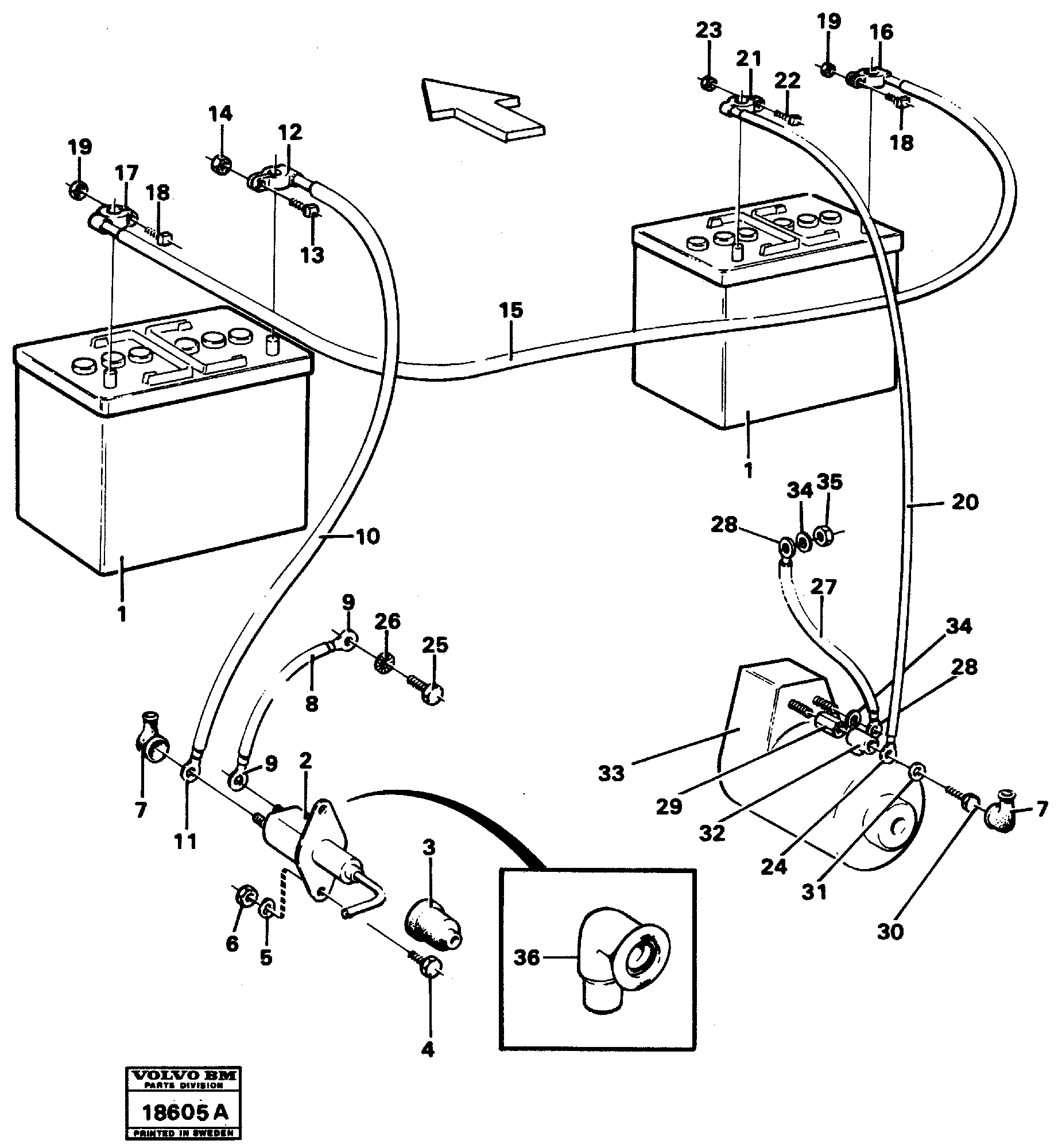 Brush Bearing VOE4949173 VOLVO