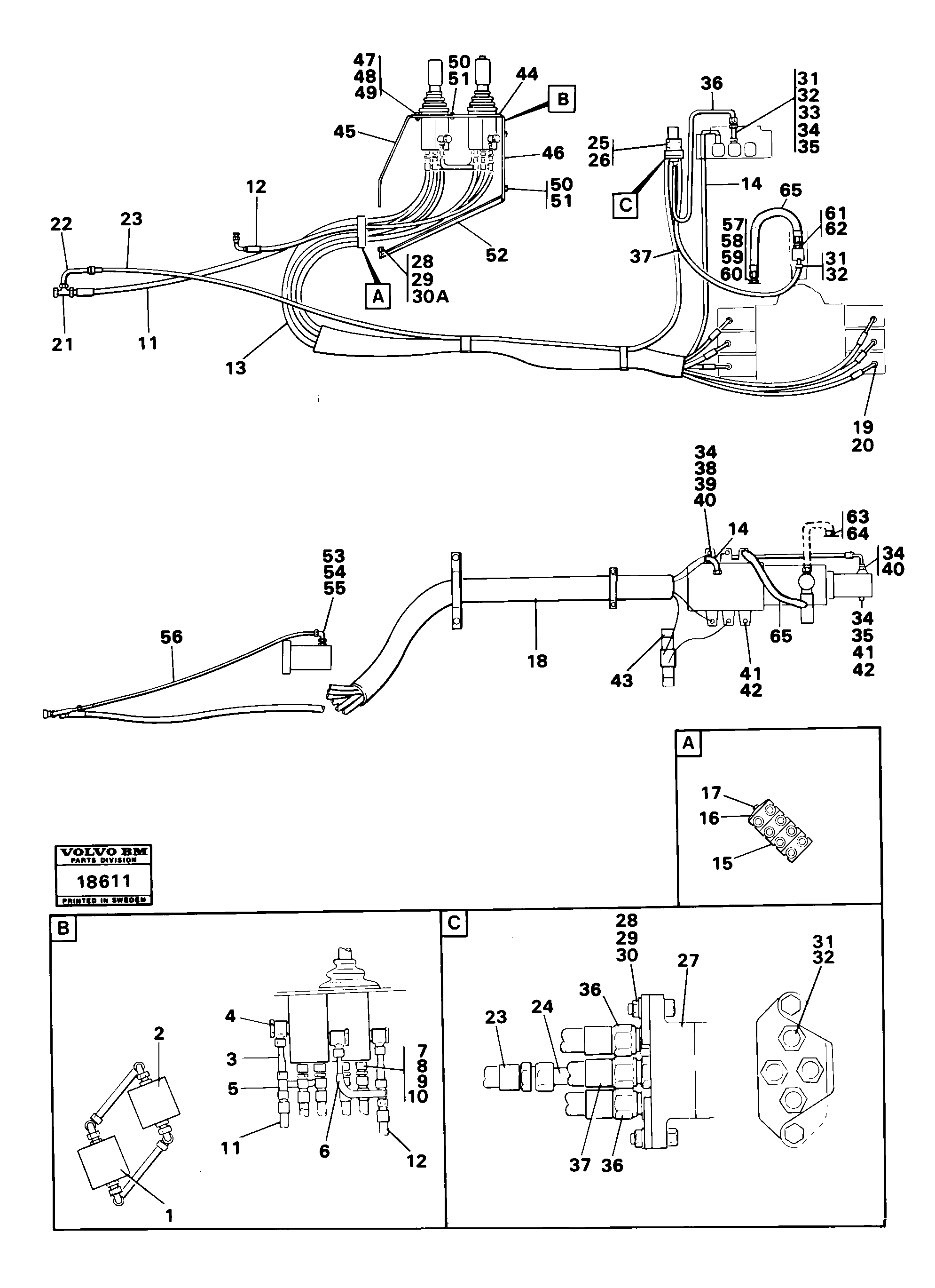 Timing gear casing VOE931648 VOLVO