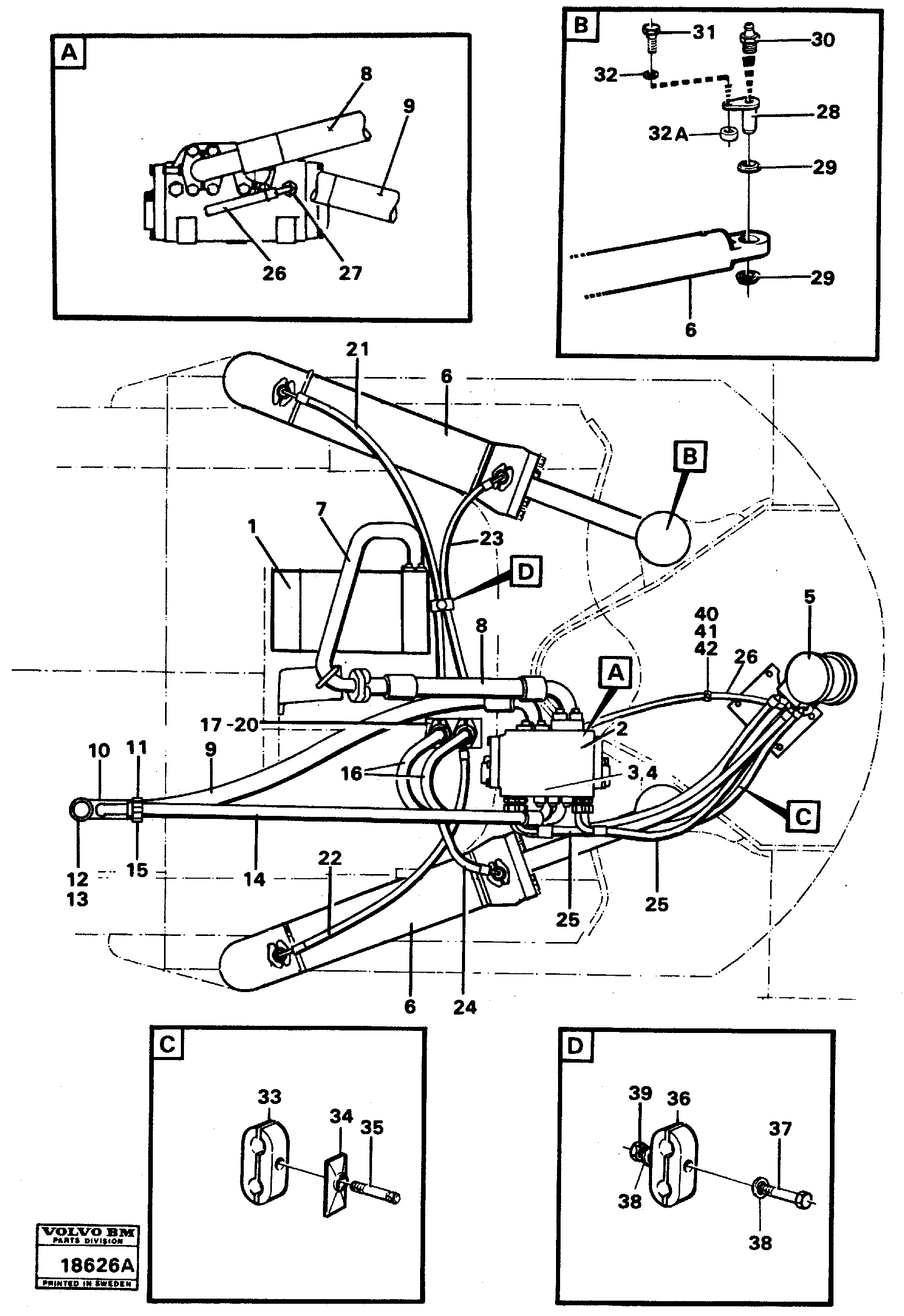Bearing Spindle VOE11023426 VOLVO