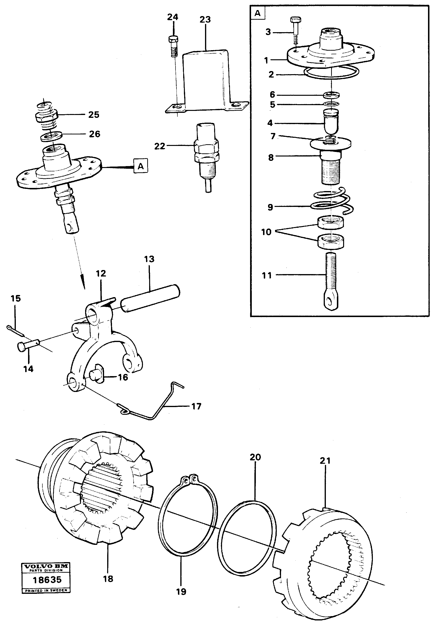 Relay,trip headlamp VOE4870277 VOLVO