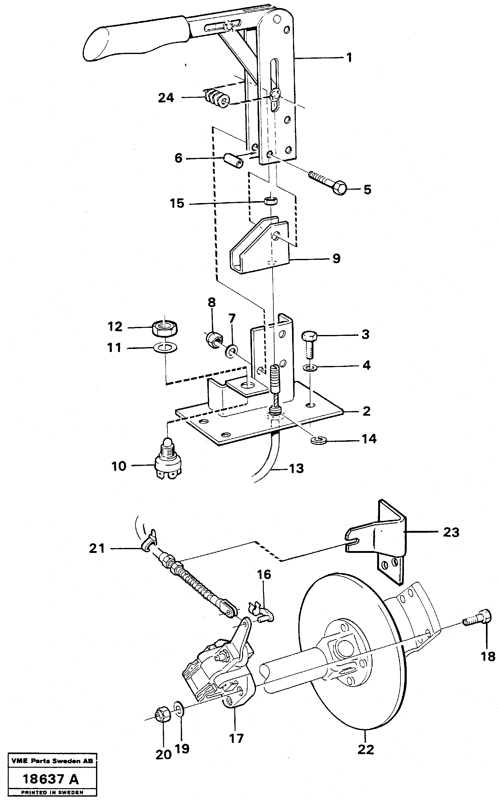 Heating Pipe VOE11002259 VOLVO