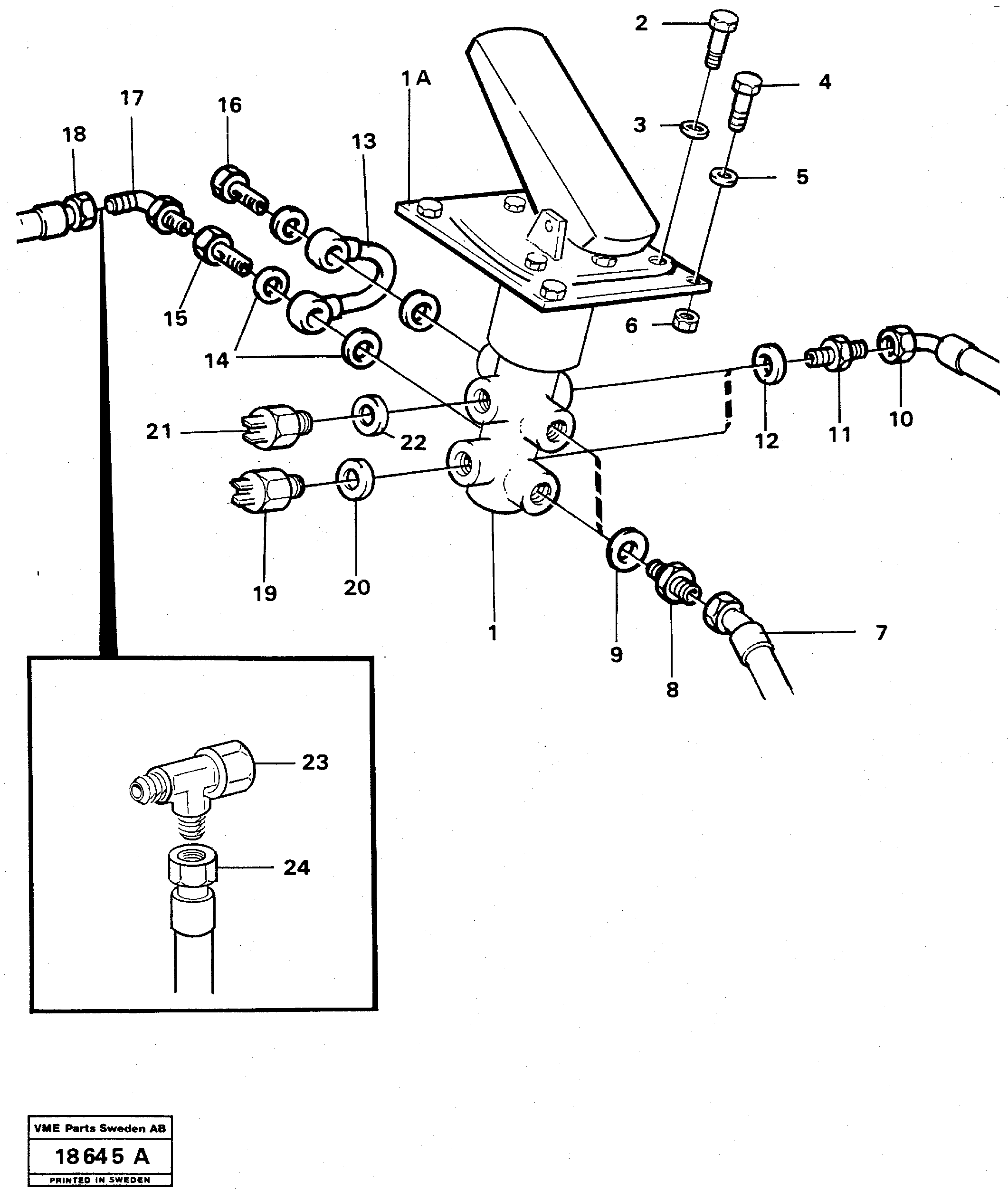 Timing gear casing VOE932646 VOLVO