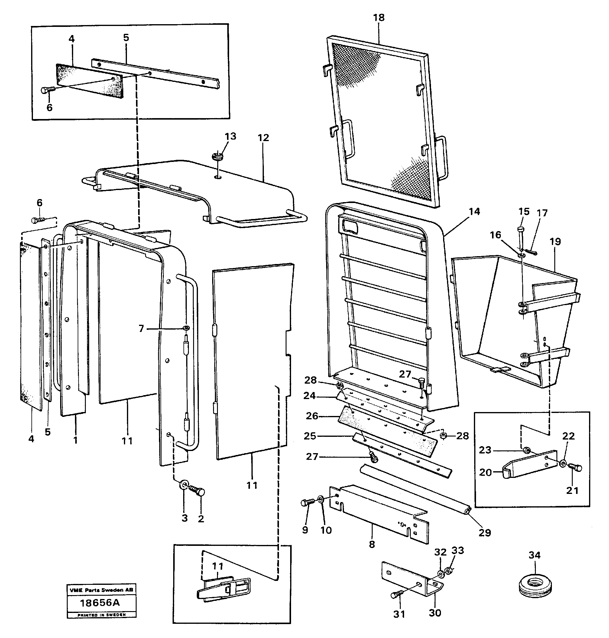 Flat bar steel VOE4935251 VOLVO
