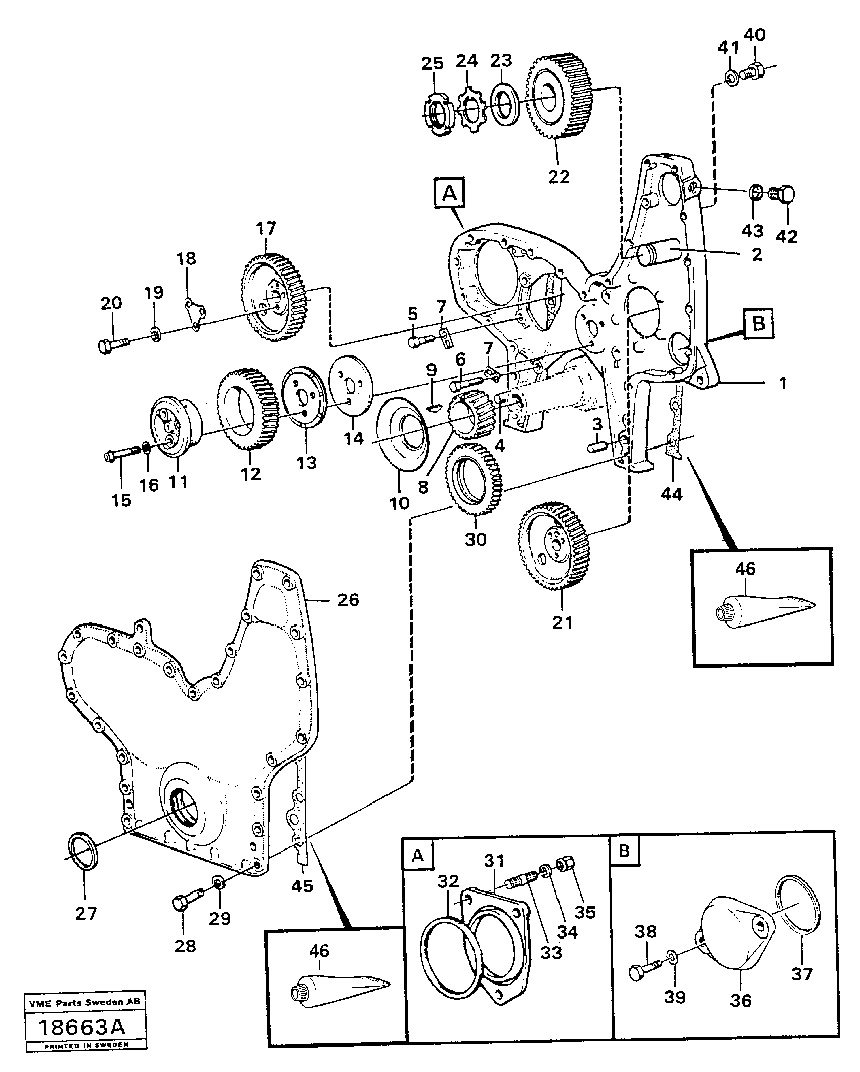Pin VOE470219 VOLVO