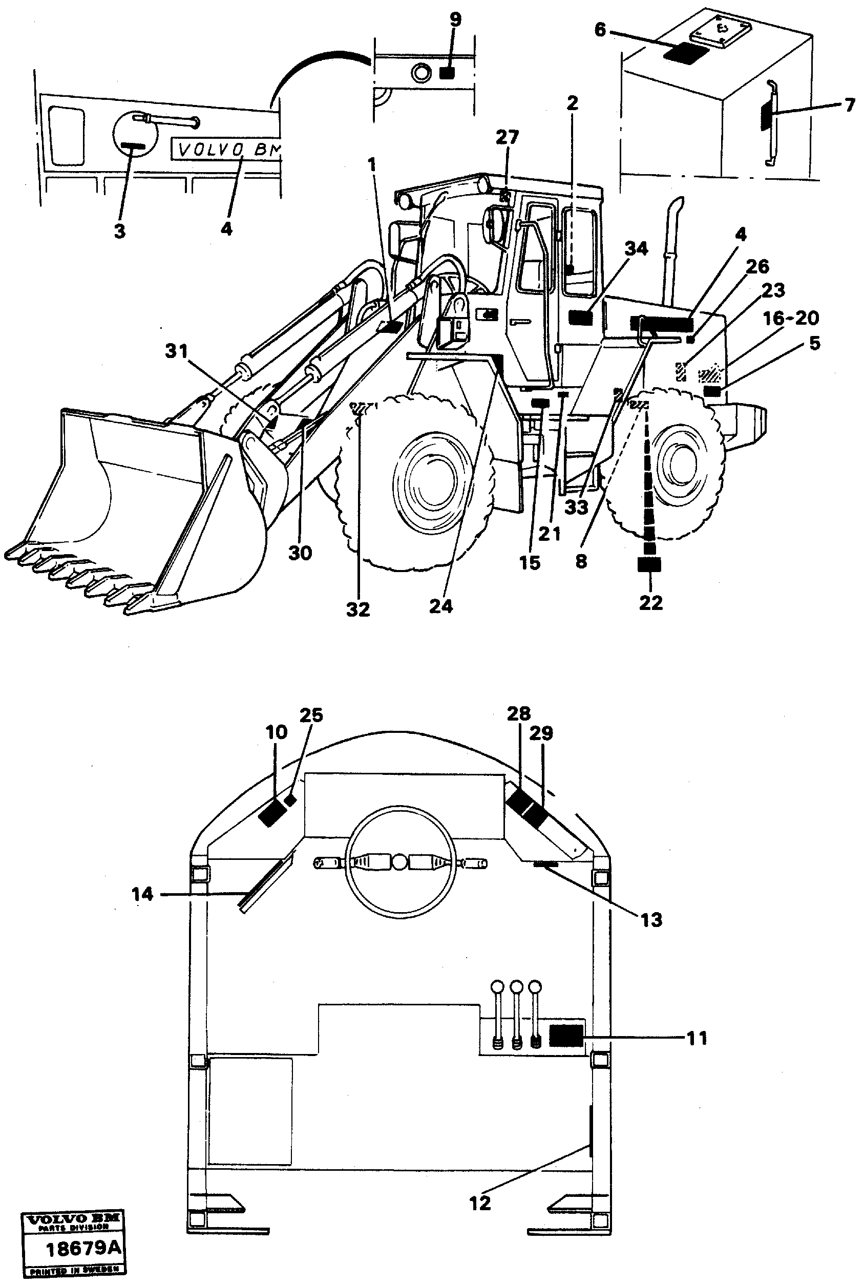 Cylinder Block VOE11002524 VOLVO