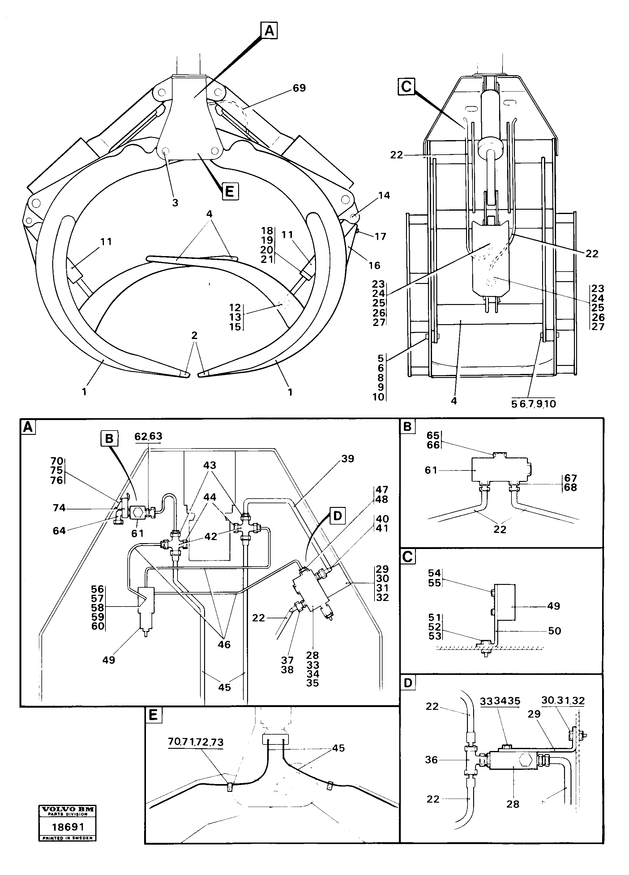 Hydraulic Valve VOE963826 VOLVO