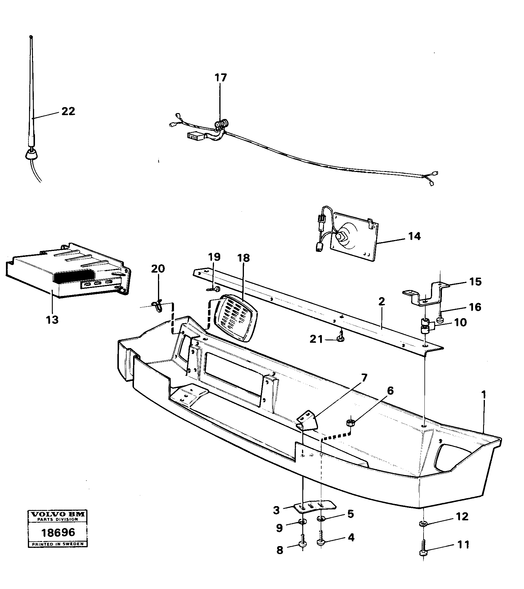 Air Vent Pipe VOE6627582 VOLVO