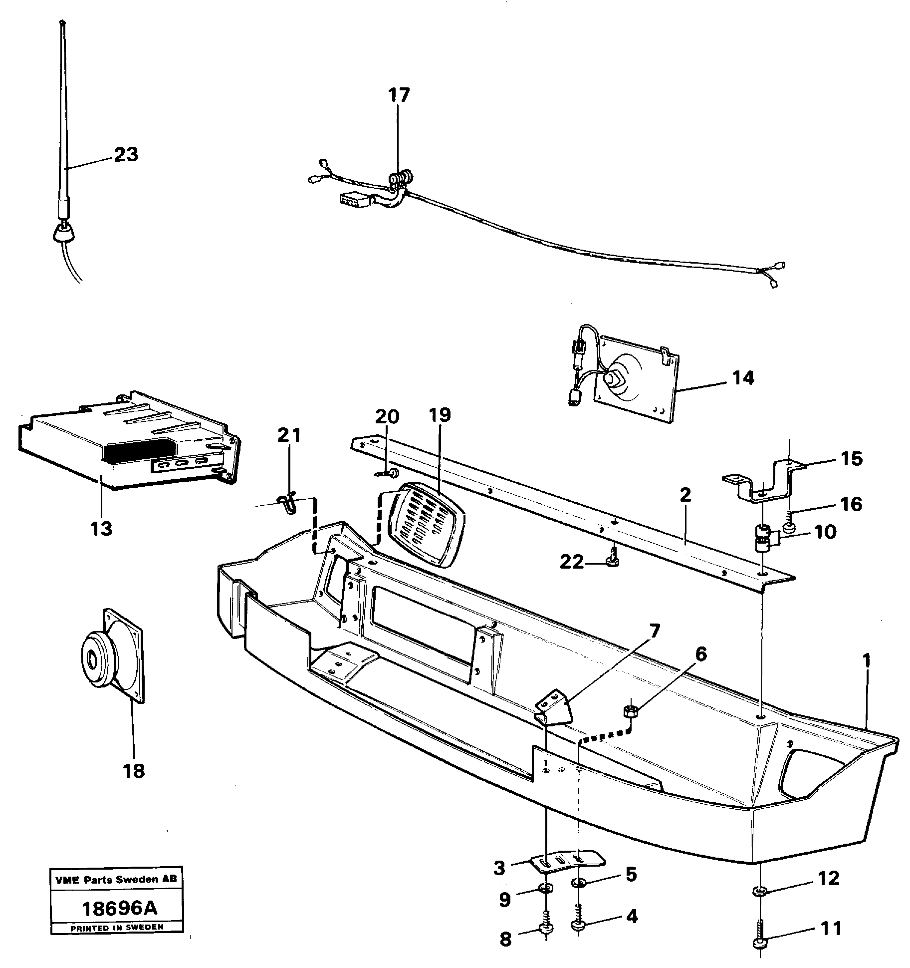 For upper engine part VOE11018222 VOLVO