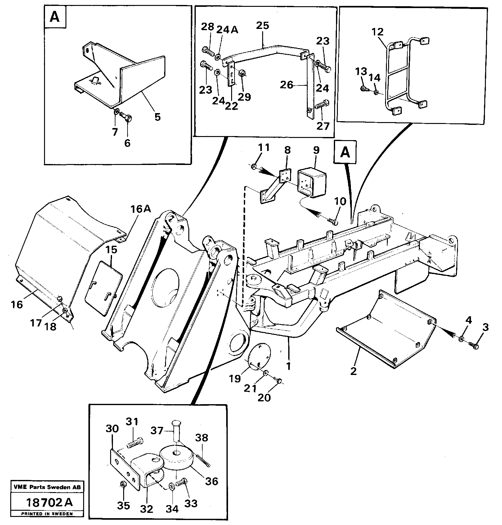 Bal Arm Axle VOE11023707 VOLVO