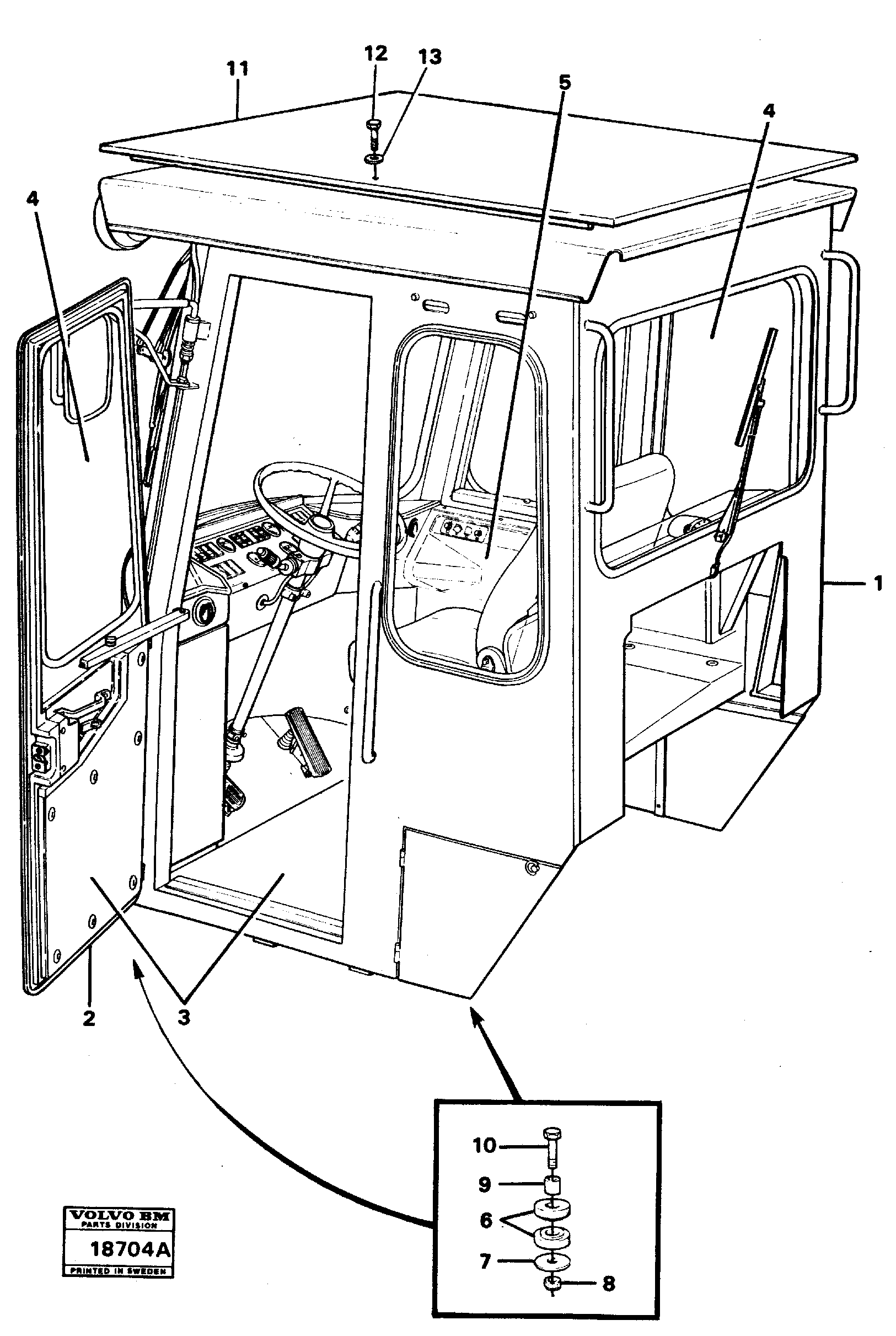 Driver's Cab VOE33418 VOLVO