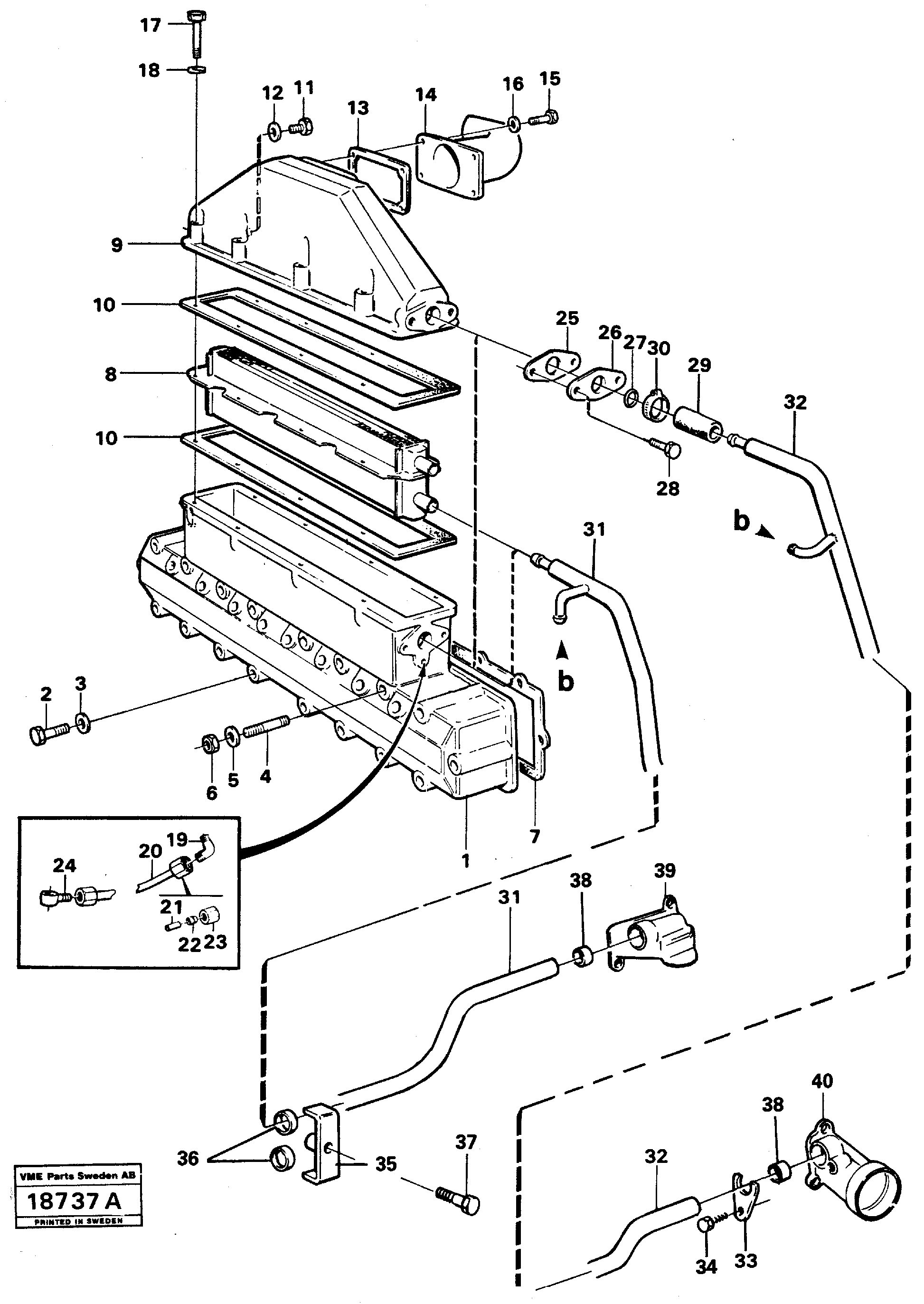 Fuel miser valve VOE849084 VOLVO