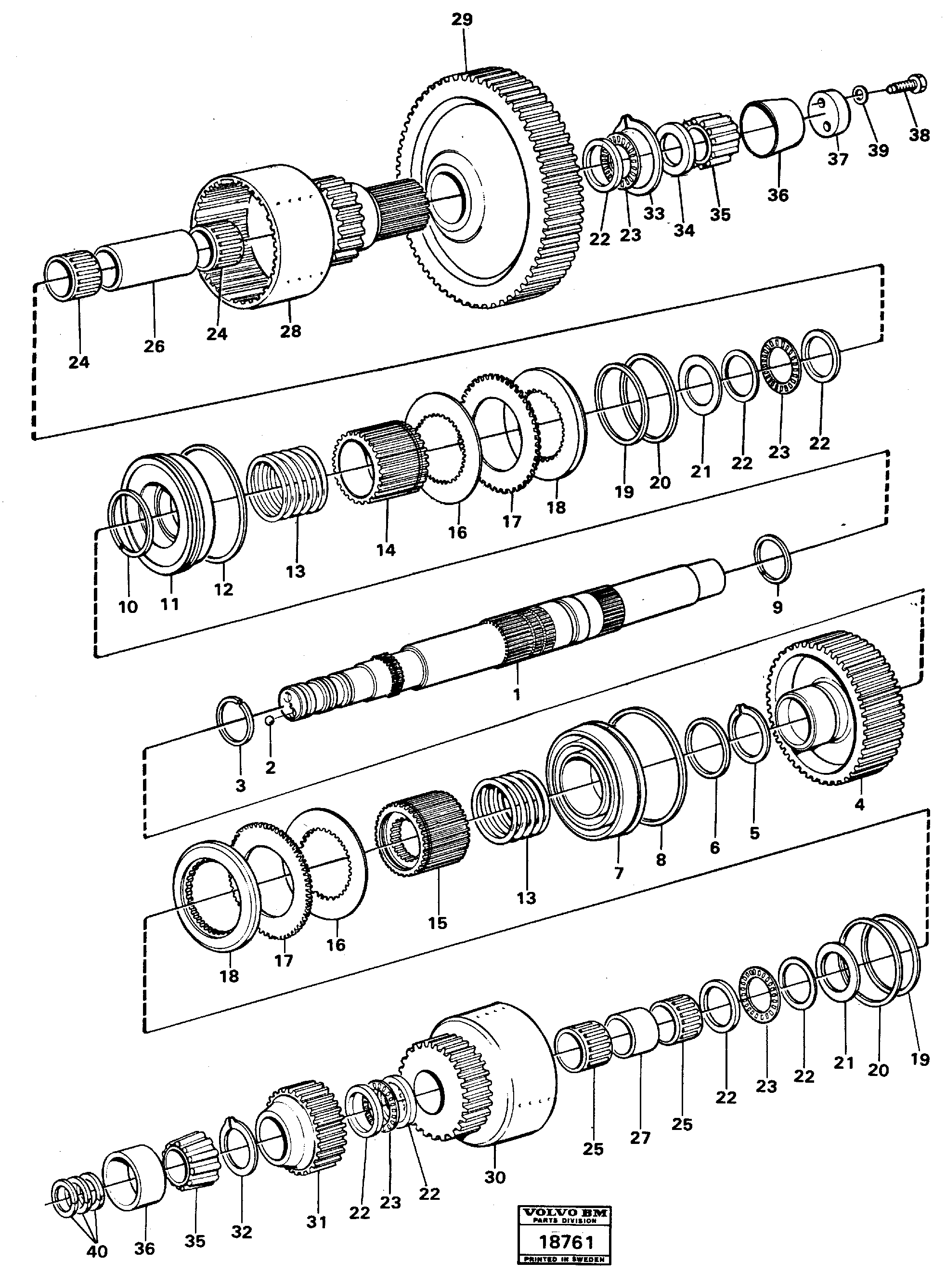Tensioner VOE184079 VOLVO
