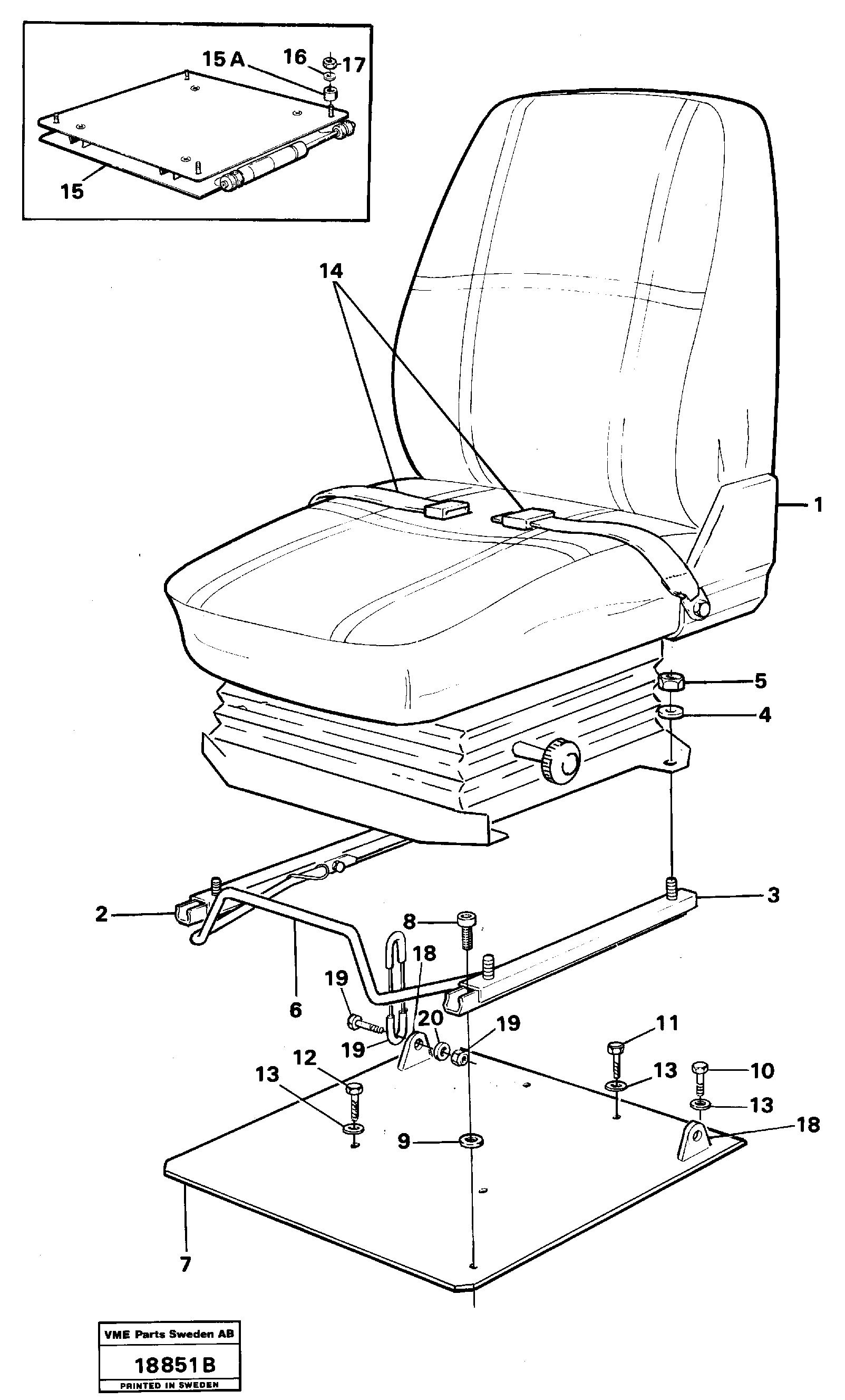 Bracket VOE11013635 VOLVO
