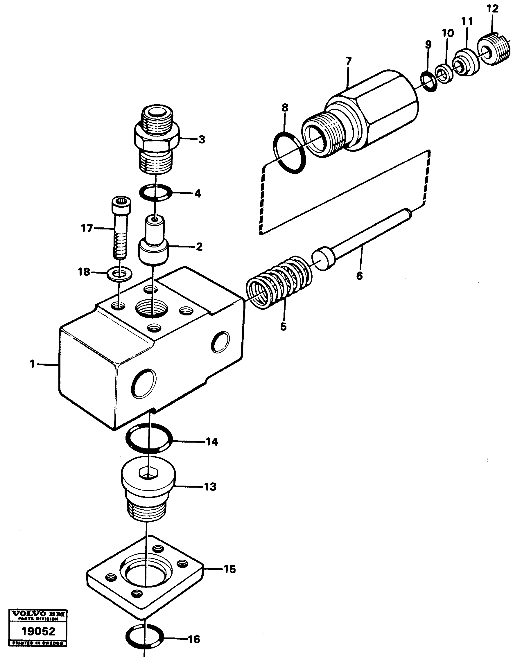 Flange VOE11048015 VOLVO