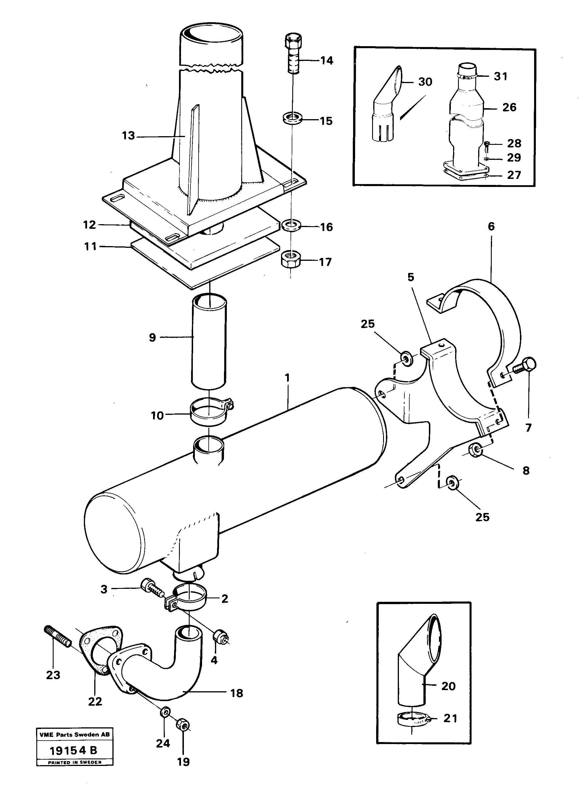Seat frame VOE11086014 VOLVO