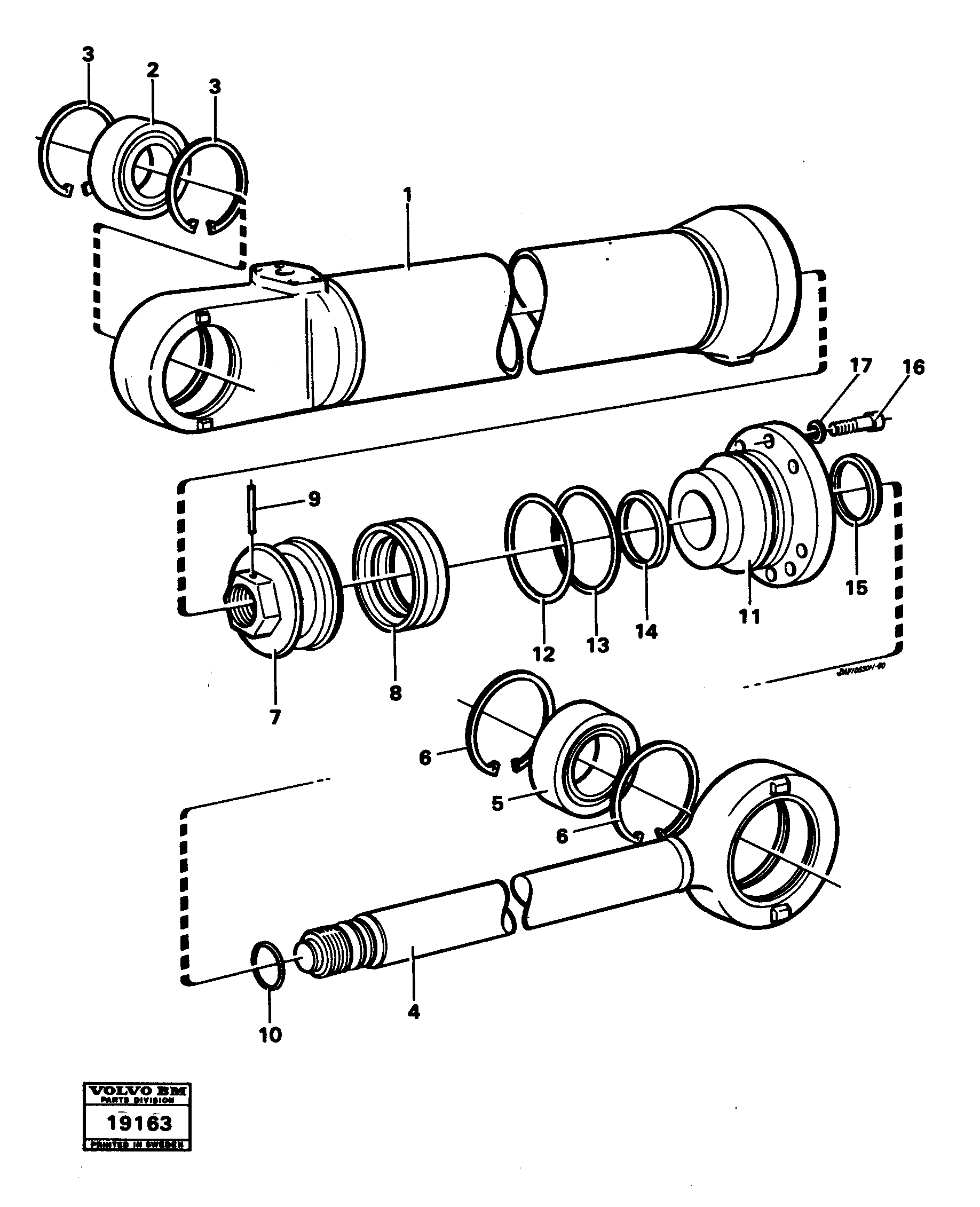 Crankshaft Seal VOE11005195 VOLVO