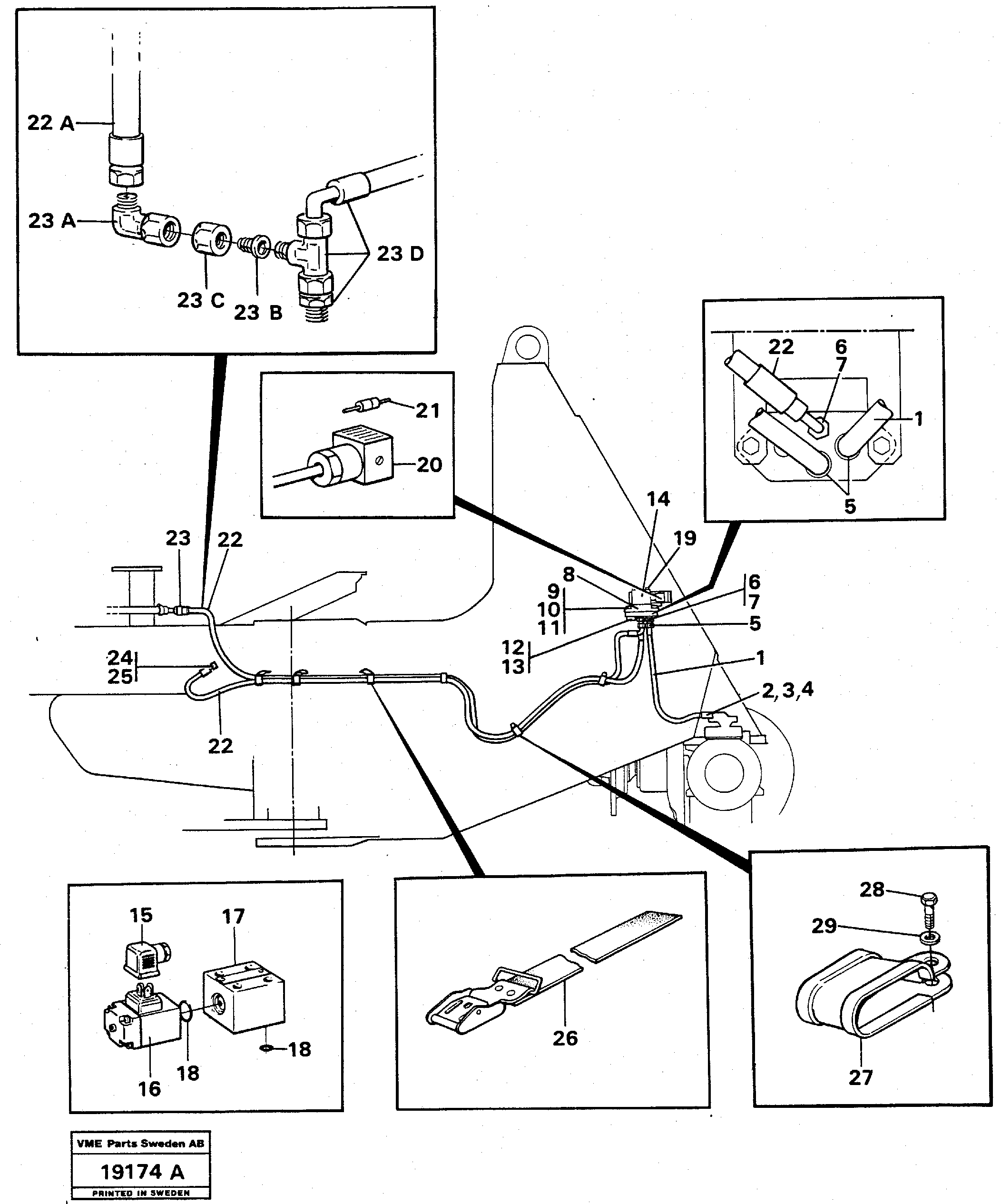 Timing gear casing VOE932168 VOLVO