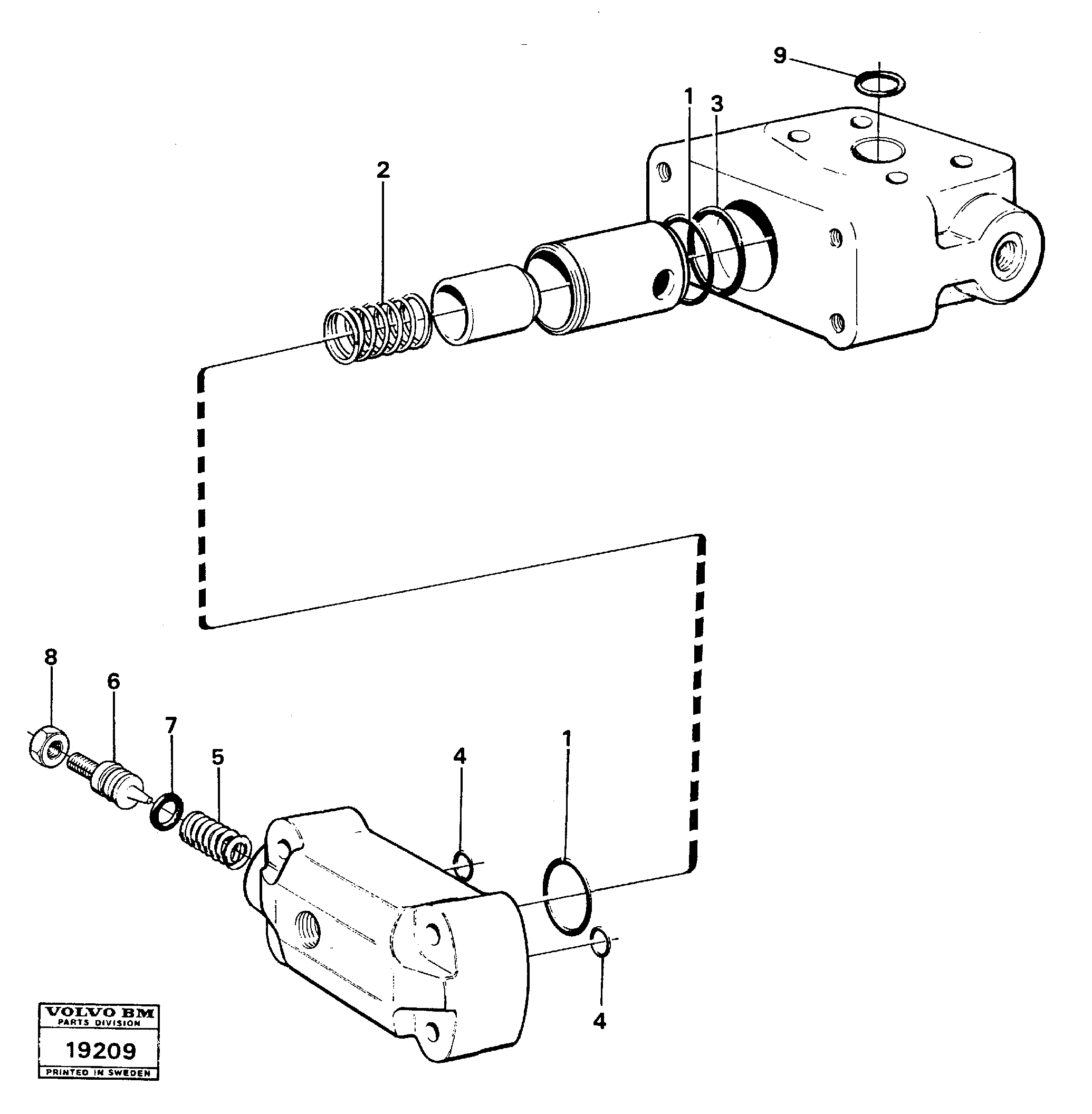 Rubber Clamp VOE11991542 VOLVO