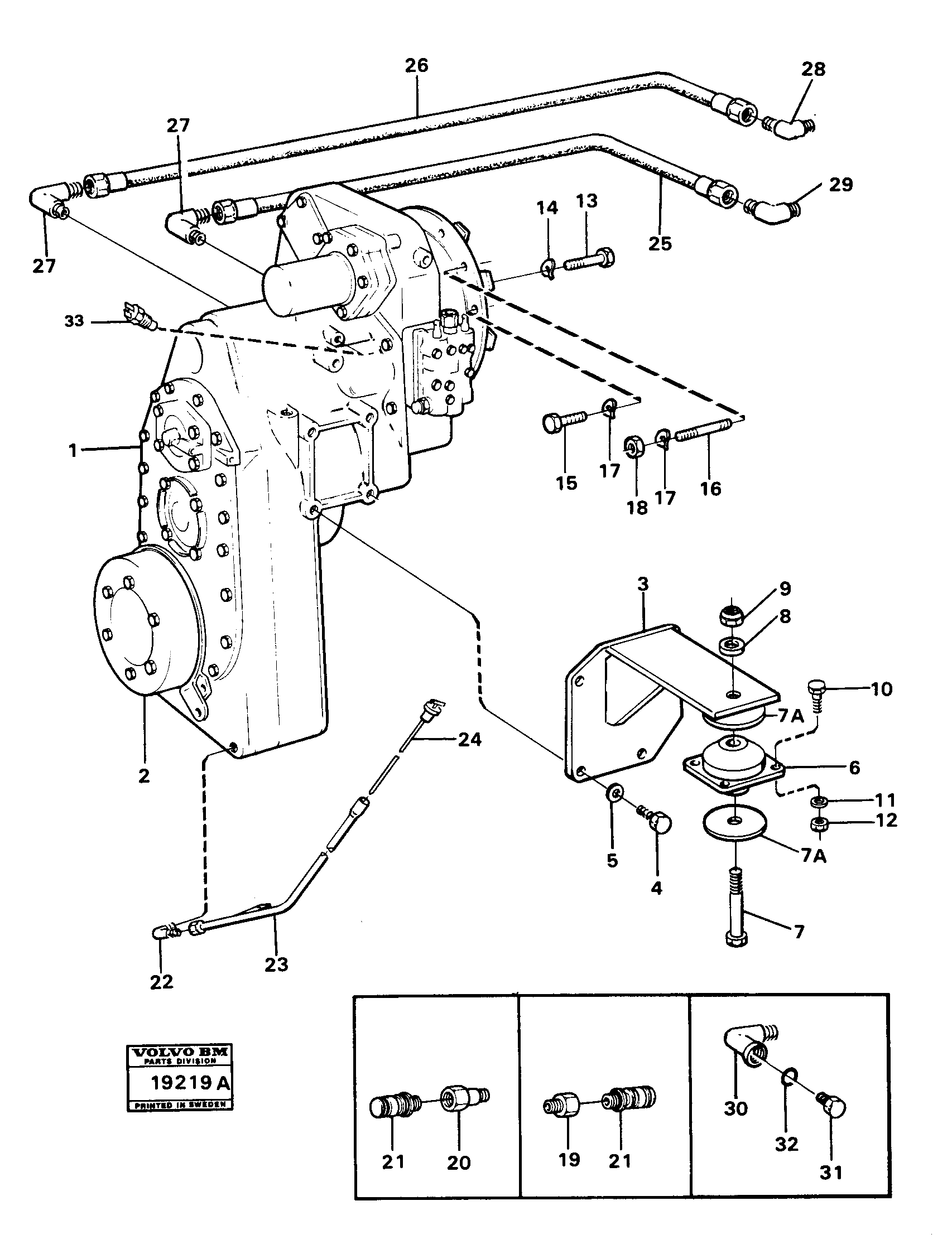 Fuel pipes, VOE11072069 VOLVO