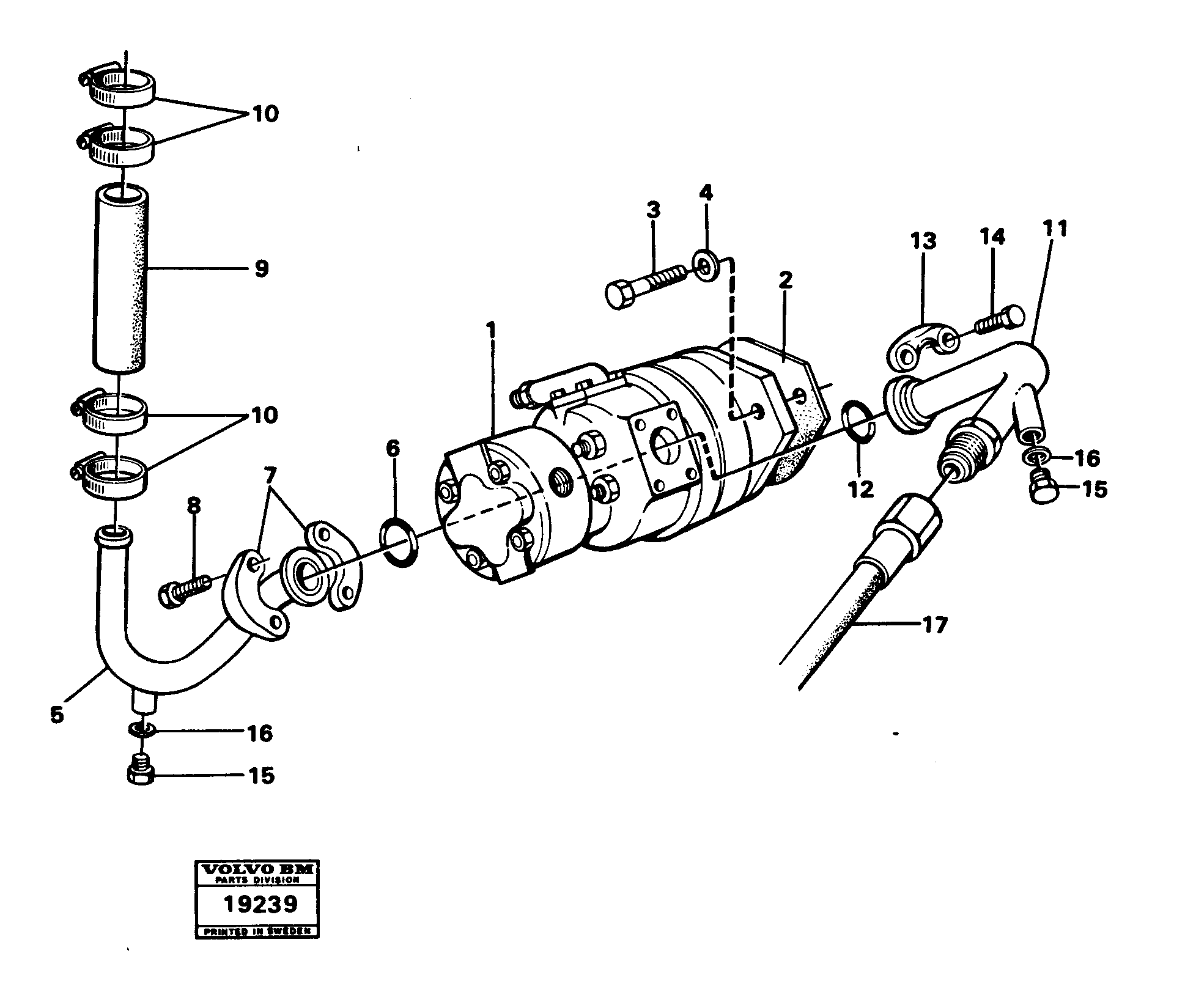 Compression spring VOE11001455 VOLVO