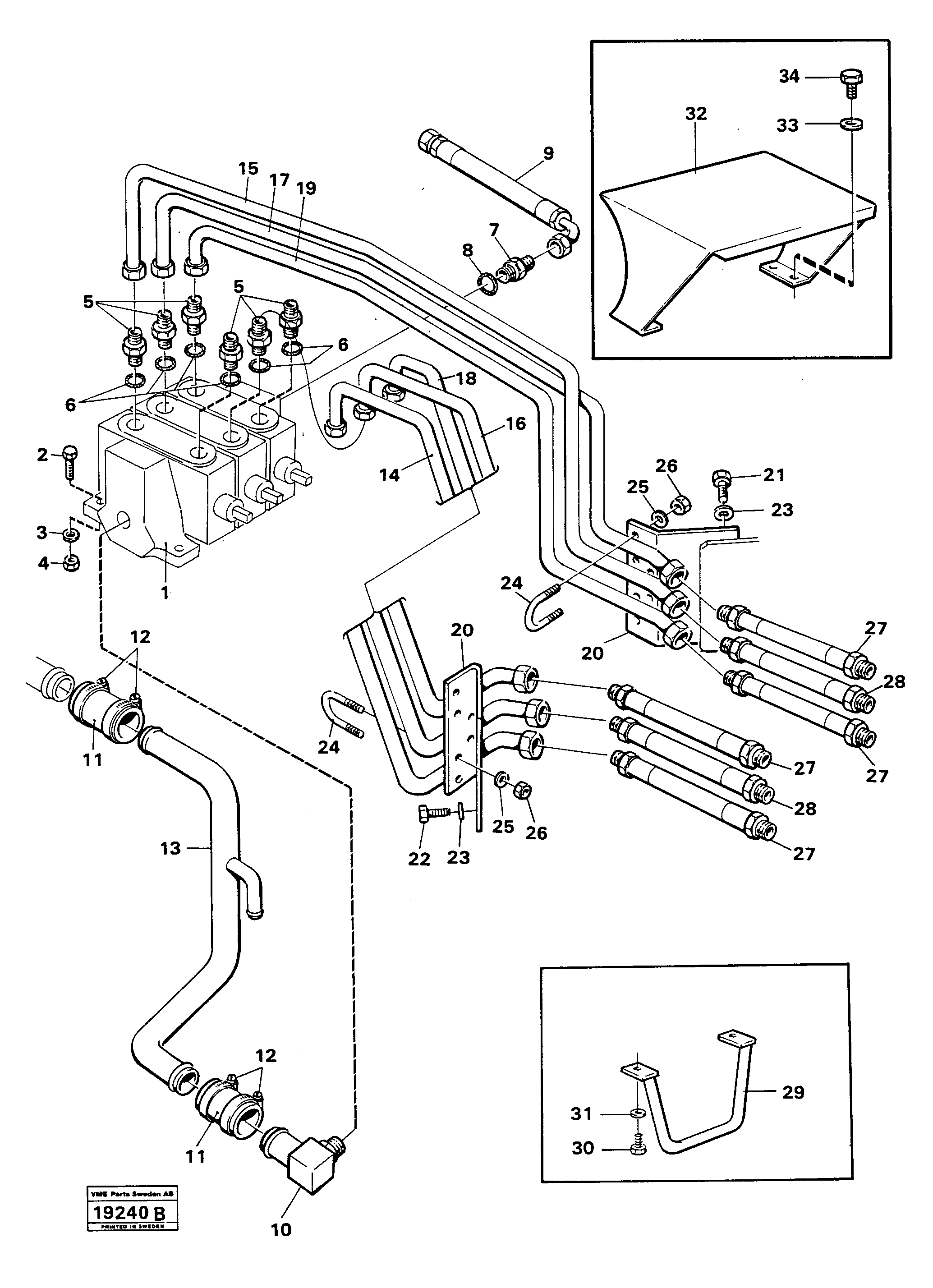 Fuel miser valve VOE11072034 VOLVO