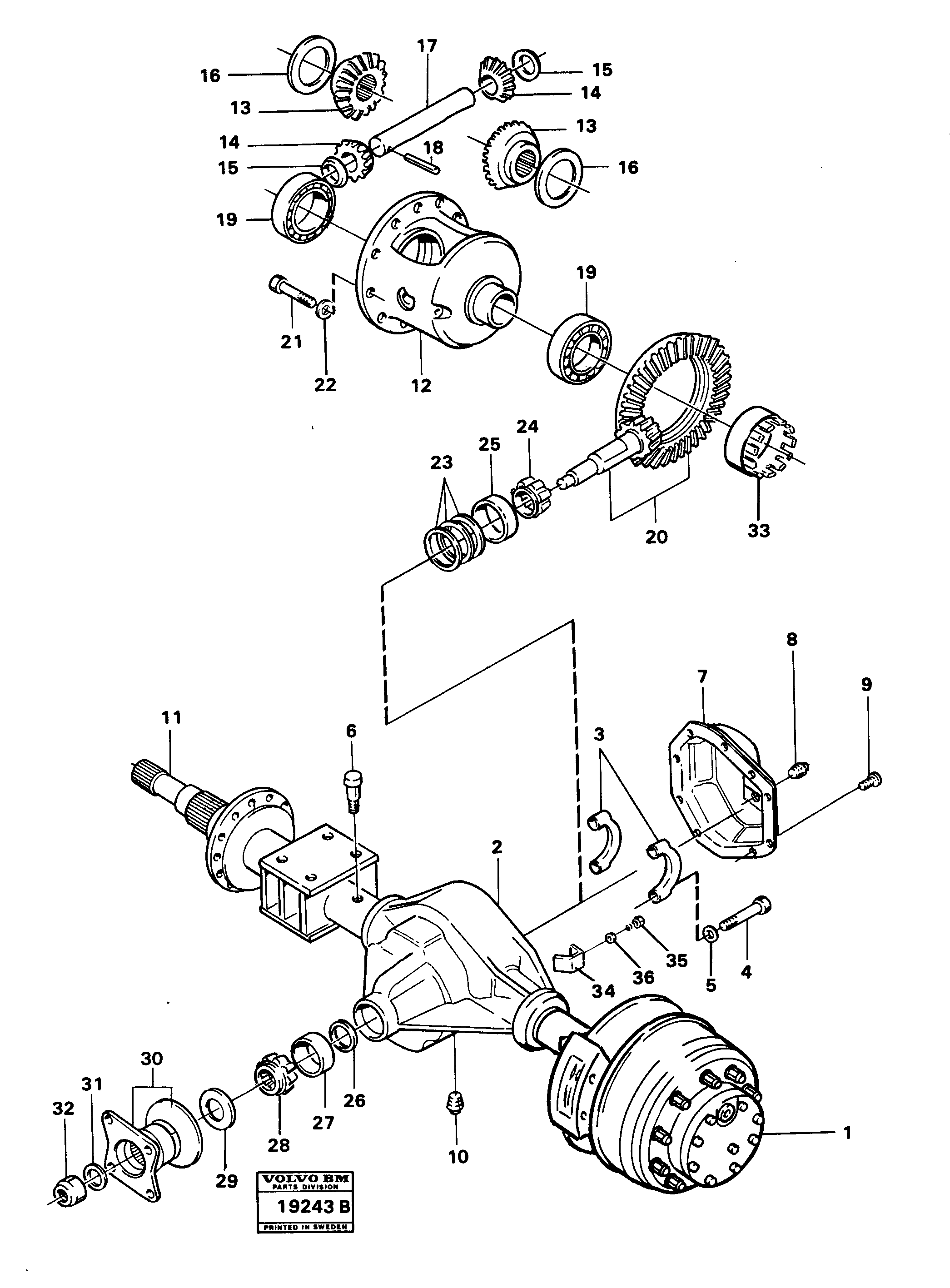 Screw VOE13803178 VOLVO