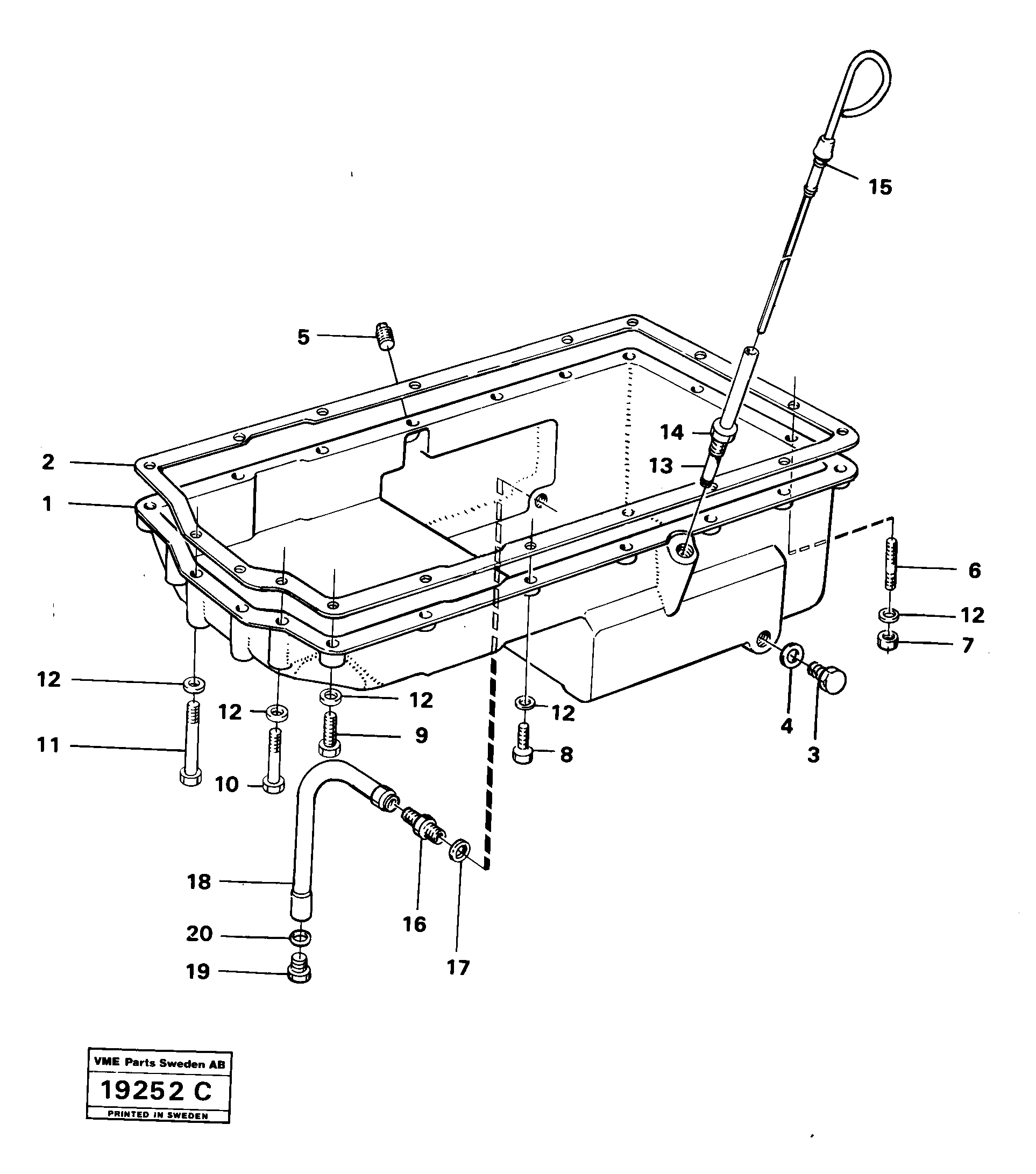 Screw VOE955666 VOLVO