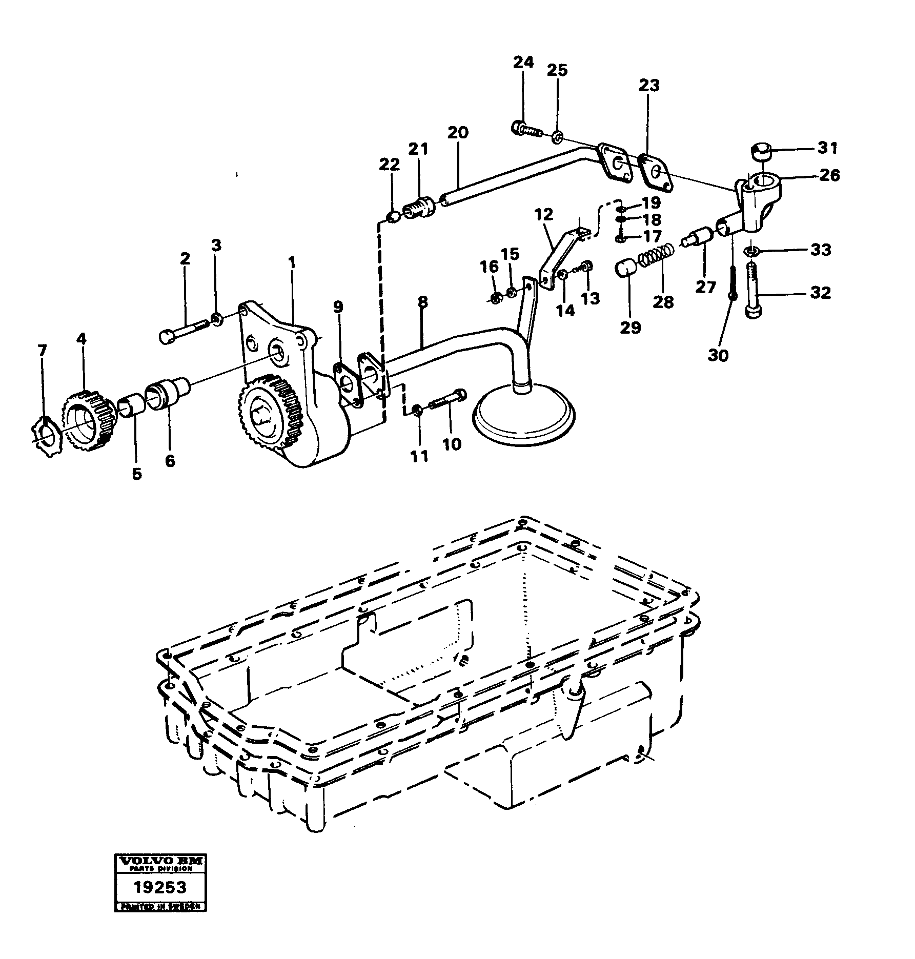 Mounting rail VOE955638 VOLVO